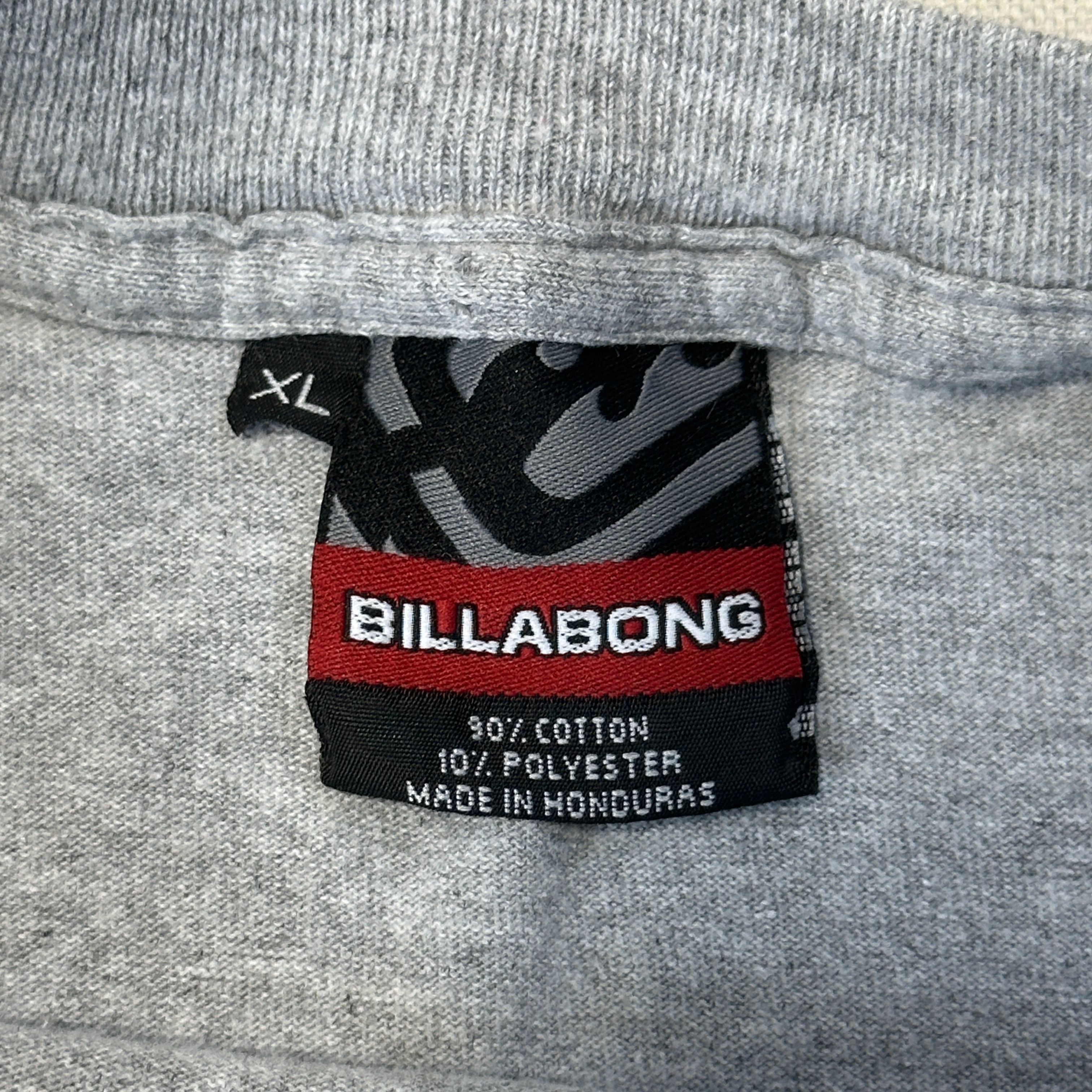 Billabong Vintage Billabong Red Logo Graphic T-Shirt Size XL Size US XL / EU 56 / 4 - 4 Thumbnail