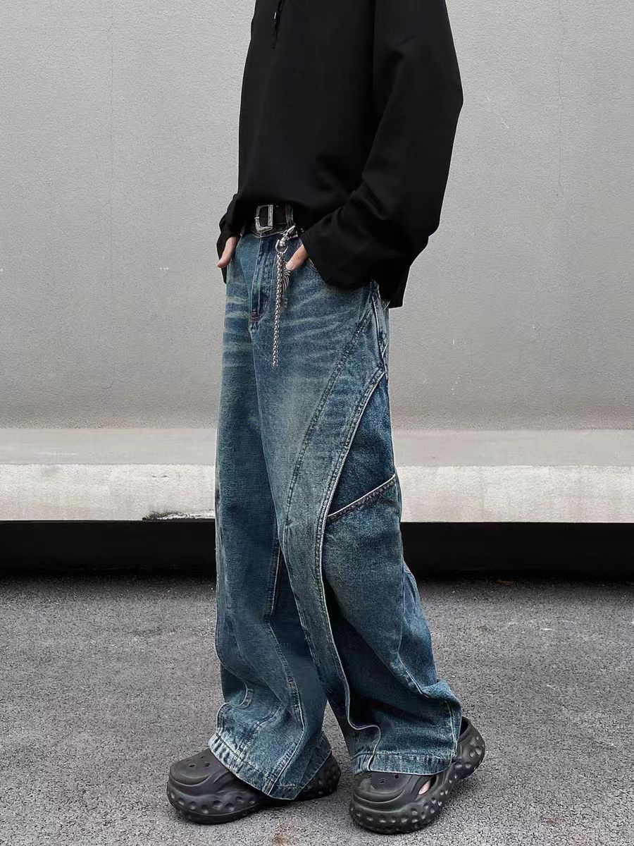 Designer × Jean × Vintage High street vintage washed baggy machete jeans Size US 34 / EU 50 - 5 Thumbnail