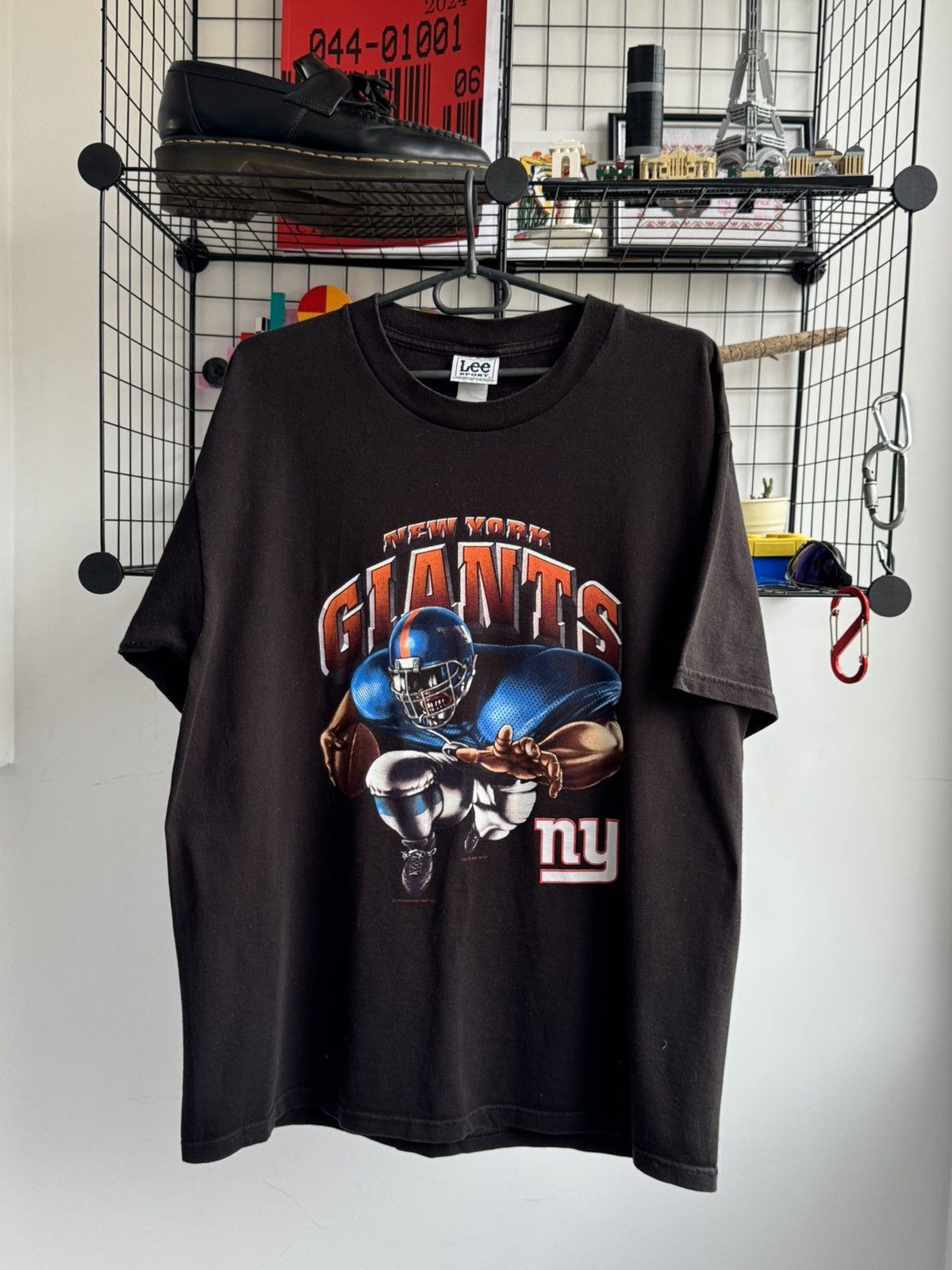 NFL Vintage 2001 New York Giants NFL Rare Jersey Over Print Tee Size US XL / EU 56 / 4 - 1 Thumbnail