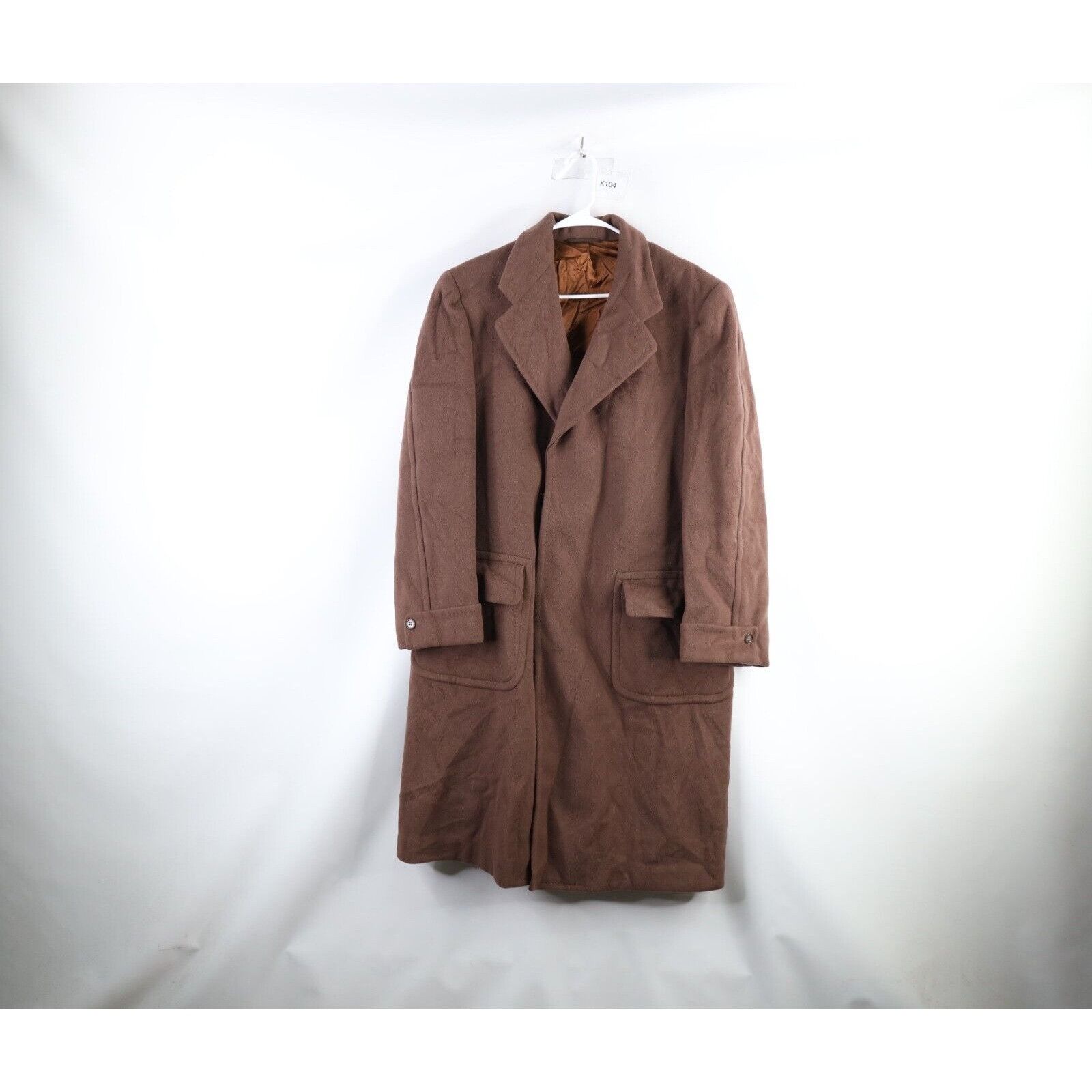 Streetwear × Vintage Vintage 40s Rockabilly Heavyweight Wool Overcoat ...