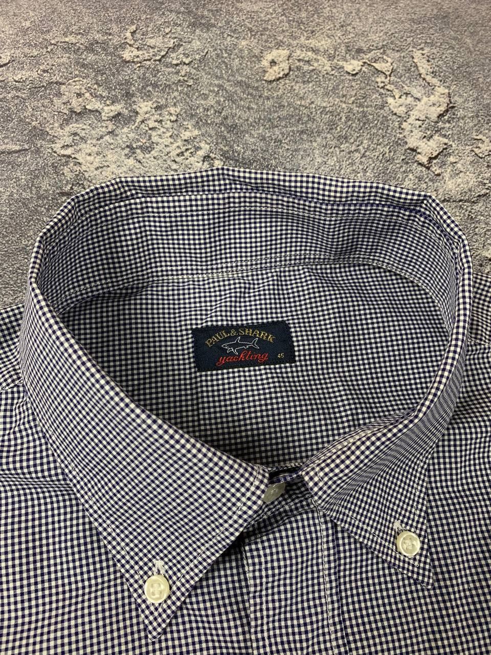 Paul & Shark Paul & Shark Men's Short Sleeve Checkered Shirt Yachting Size US XXL / EU 58 / 5 - 6 Thumbnail