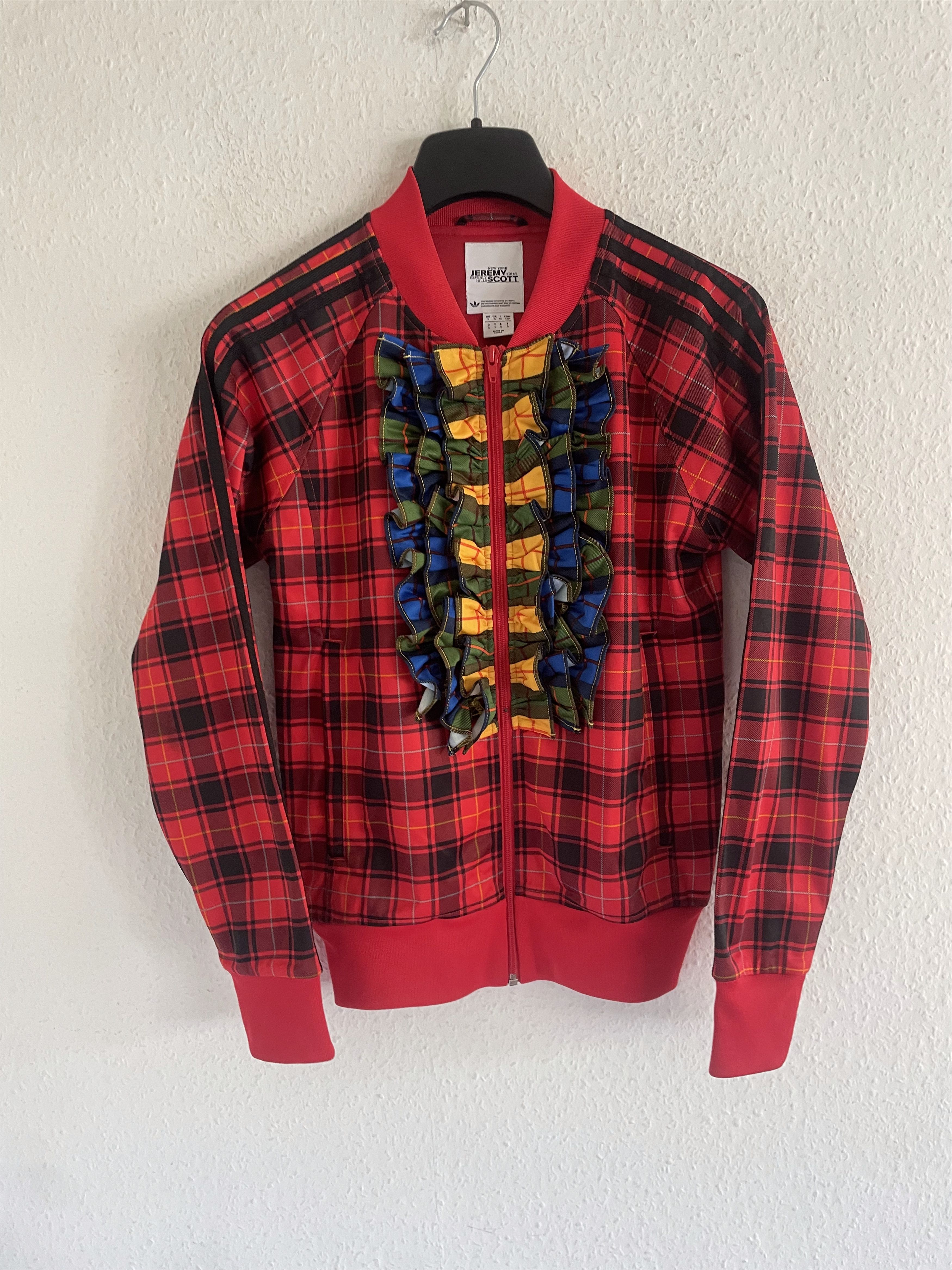 Adidas × Jeremy Scott RARE Adidas Jeremy Scott SS13 Ruffle Plaid
