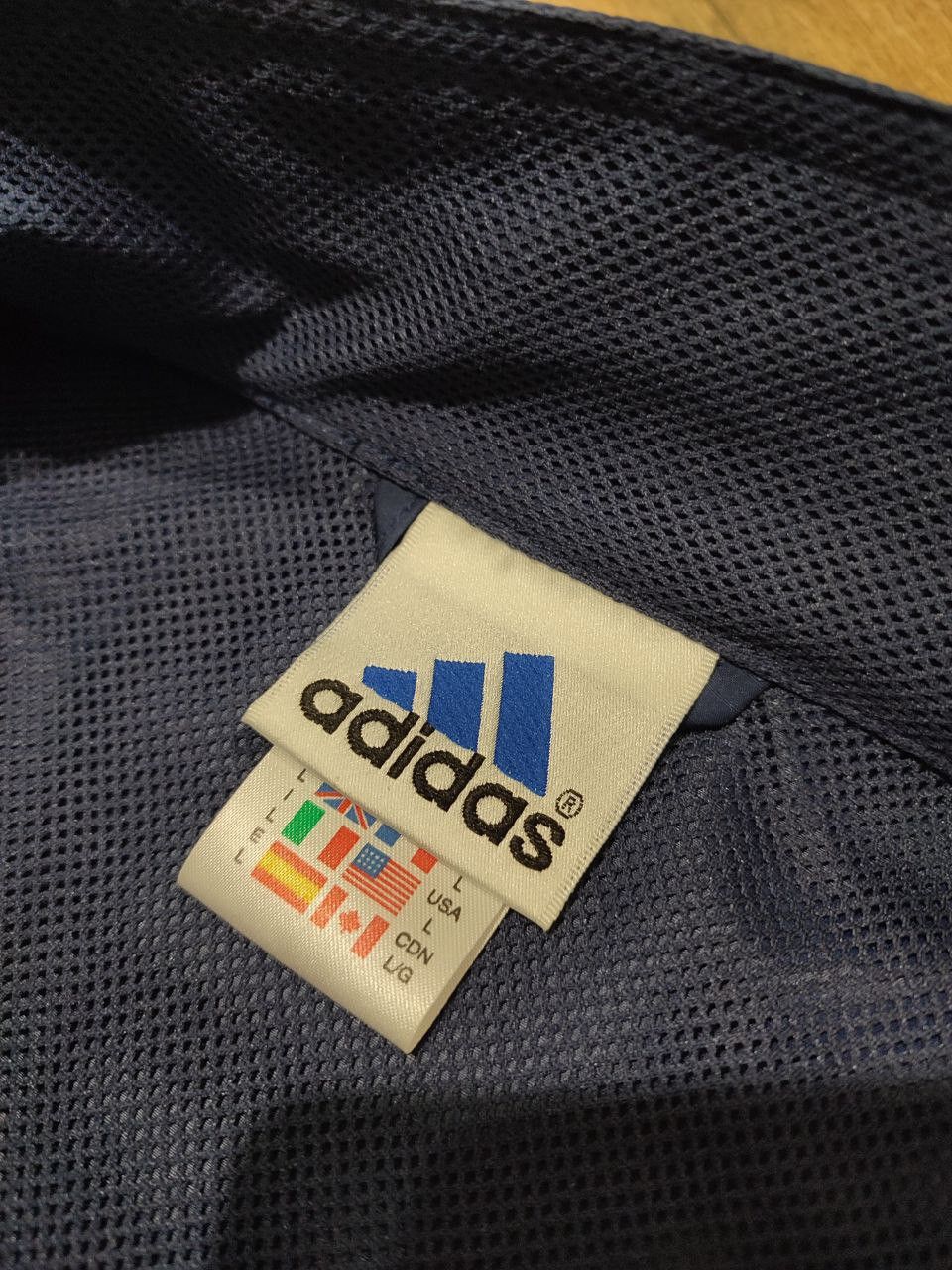 Adidas Adidas windbreaker Outdoor Track navy jacket L size Size US L / EU 52-54 / 3 - 11 Thumbnail