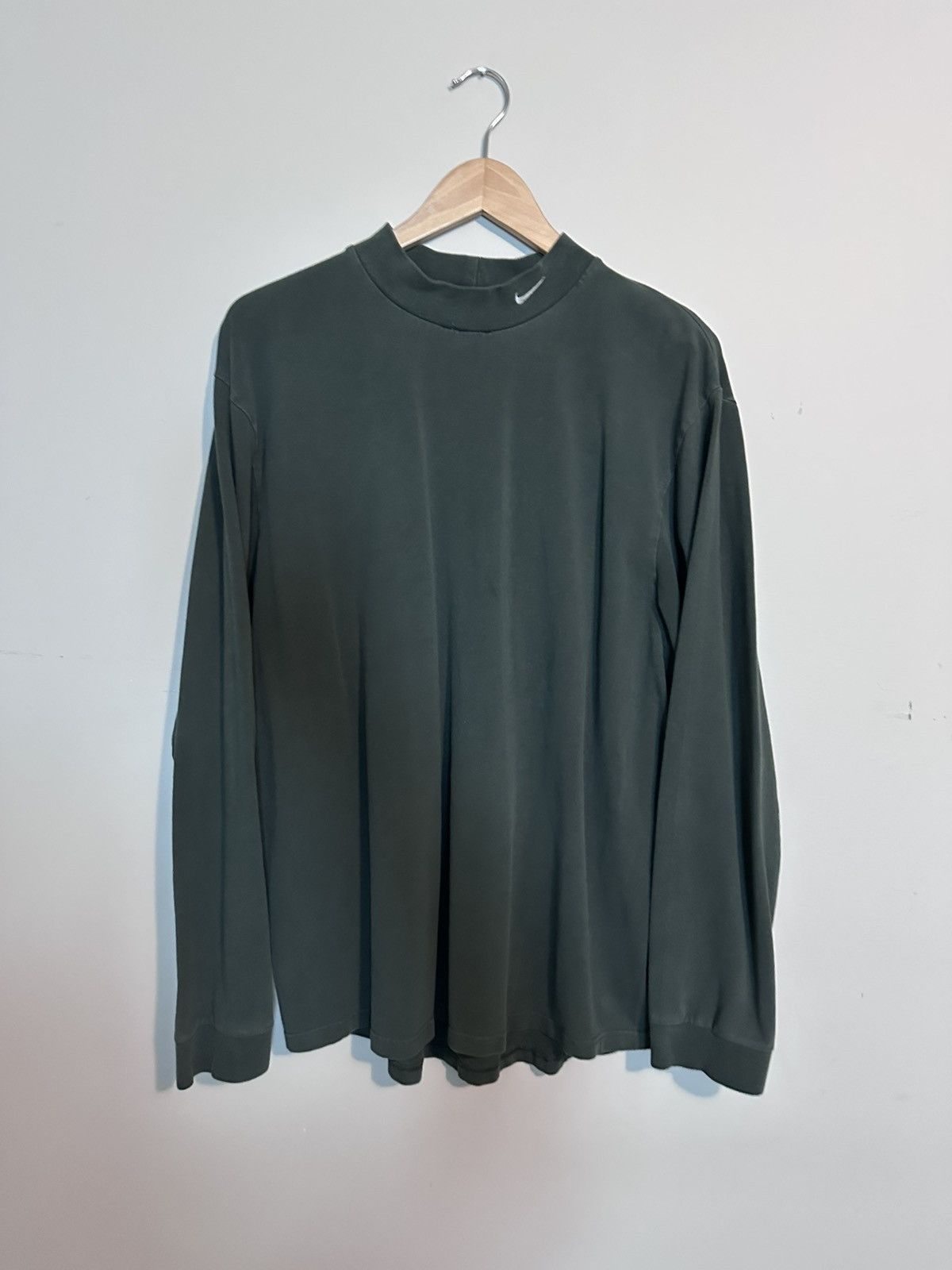 Nike Vintage Nike mock neck long sleeve Size US L / EU 52-54 / 3 - 1 Thumbnail