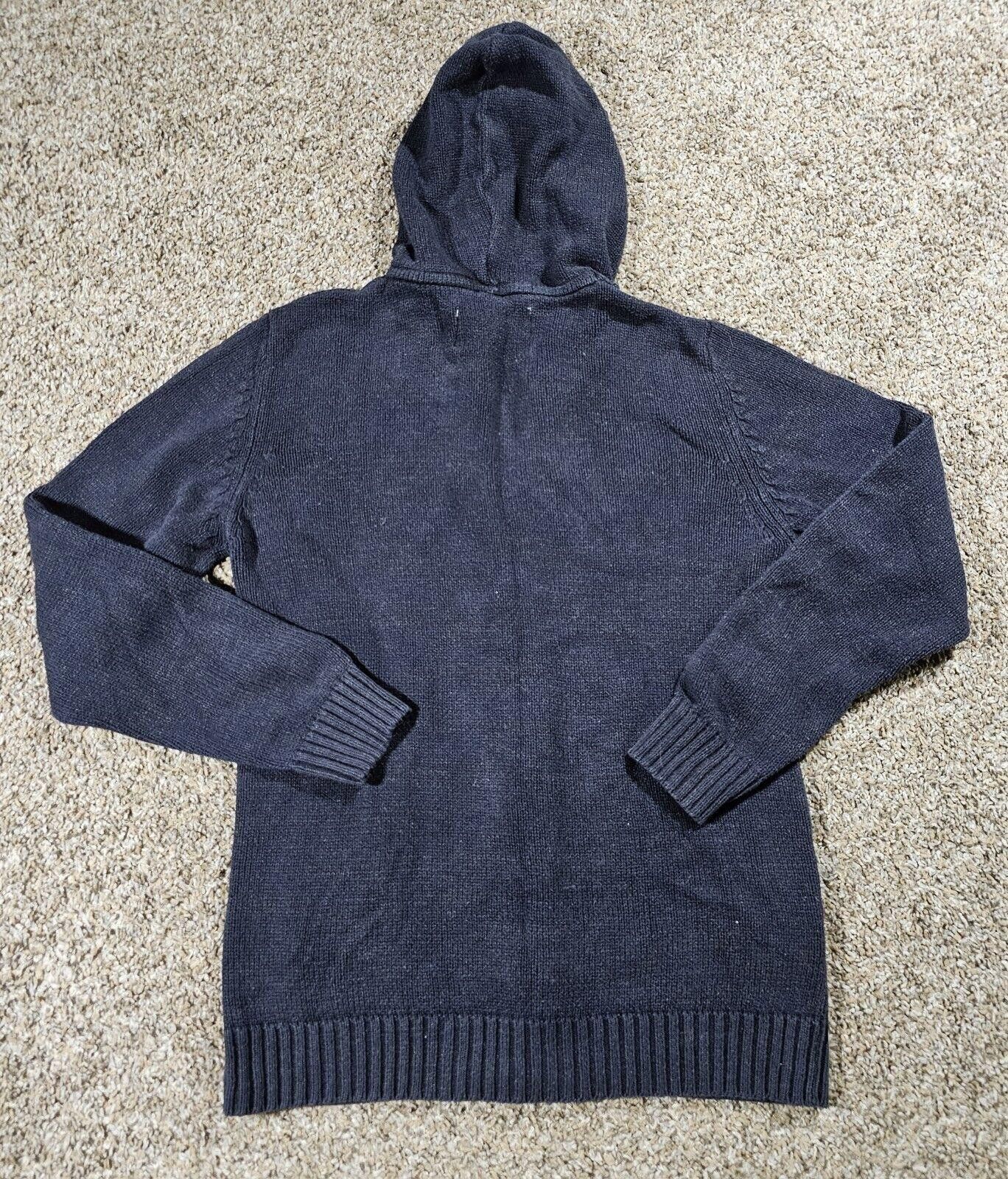 Urban Pipeline Urban Pipeline Medium Cable Knit FullZip Hooded Sweater Blue Size M / US 6-8 / IT 42-44 - 6 Thumbnail