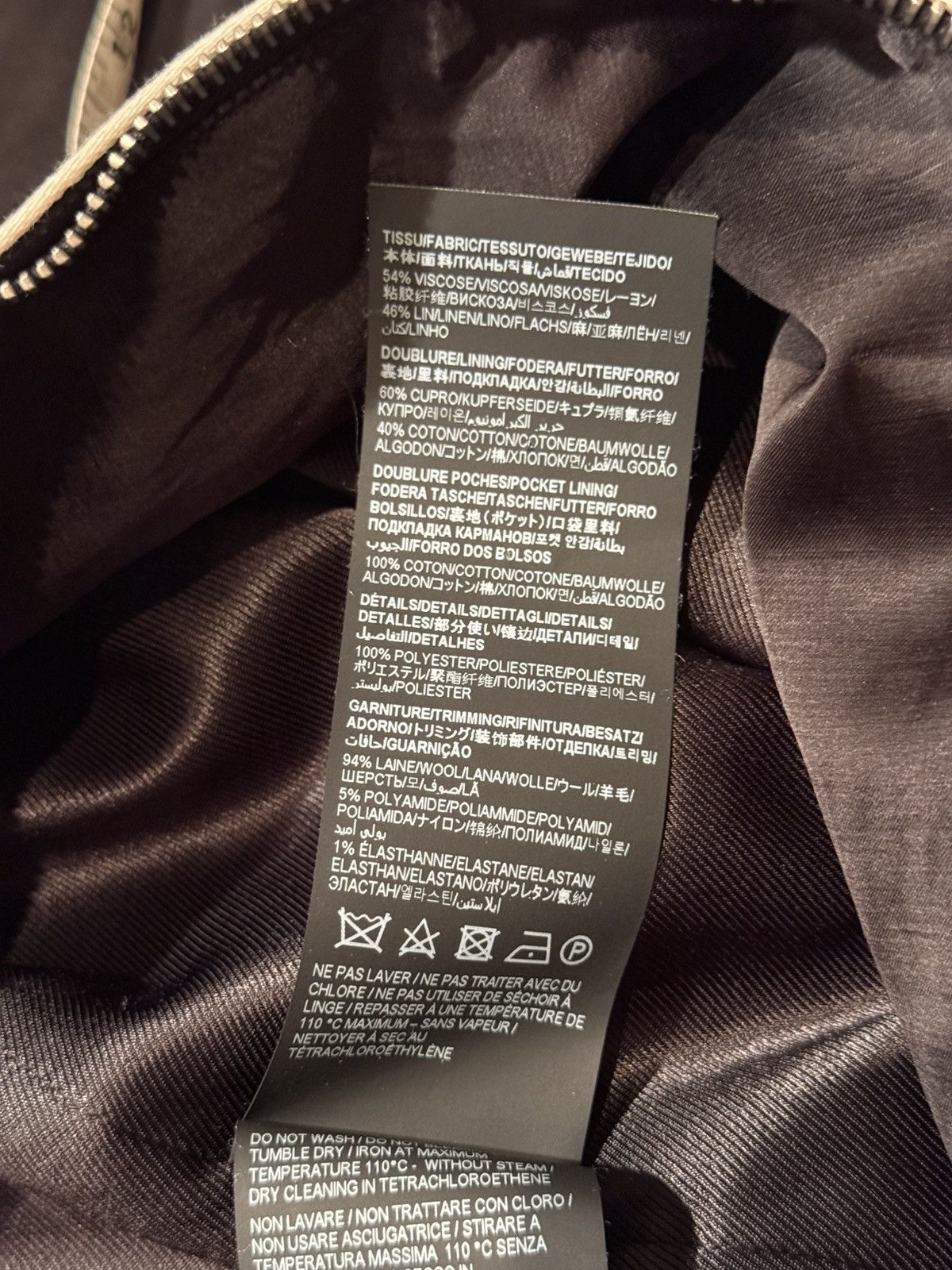 Saint Laurent Paris FW21 Saint Laurent YSL logo black bomber teddy jacket 56 Size US XL / EU 56 / 4 - 22 Thumbnail