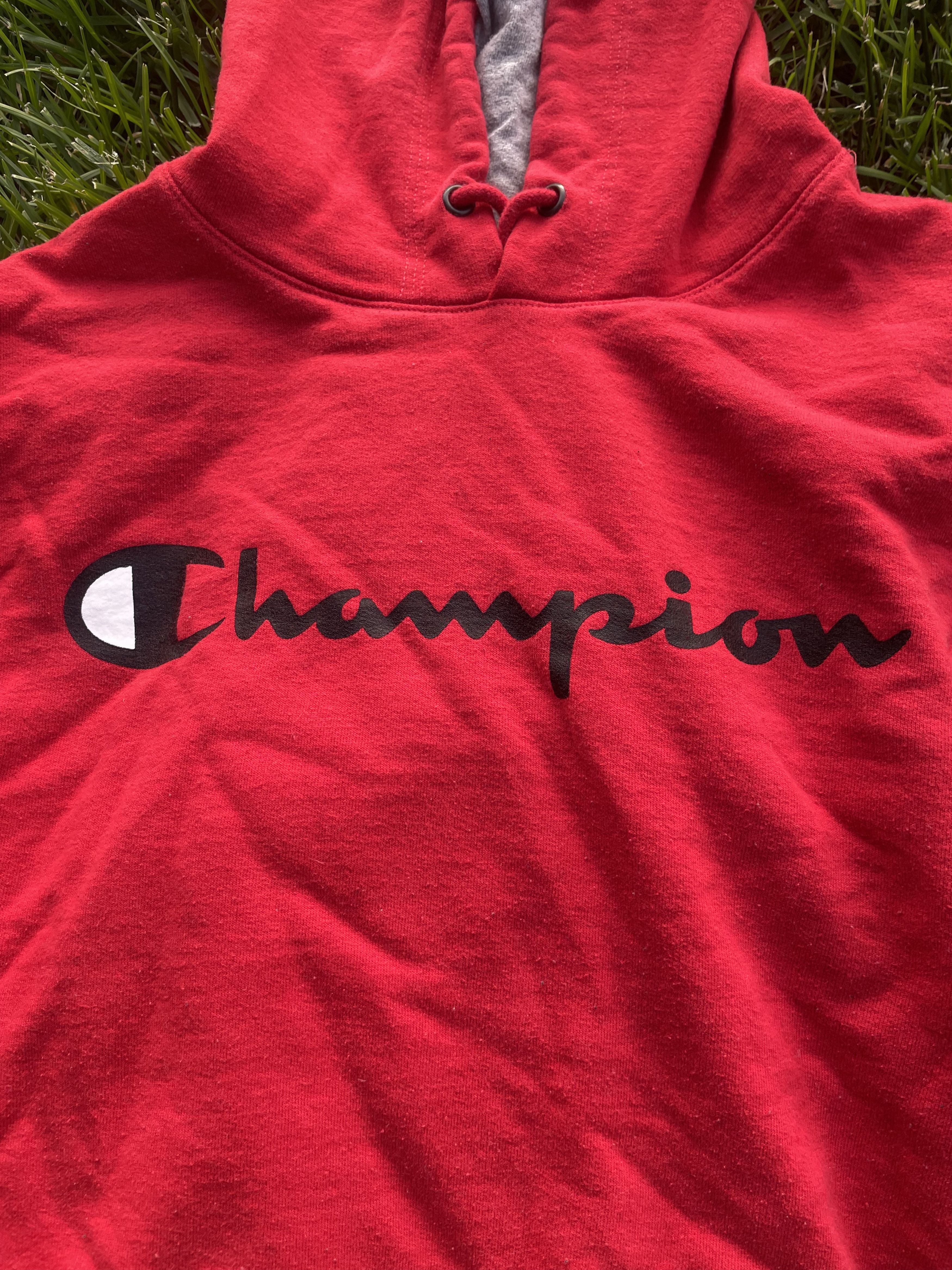 Champion Red Champion Hoodie Size US M / EU 48-50 / 2 - 3 Thumbnail