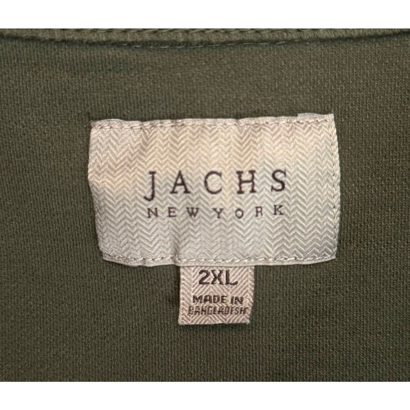 JACHS NY JACHS New York Men’s 2XL Polo Shirt Olive Green Casual Wear Size US XXL / EU 58 / 5 - 4 Thumbnail