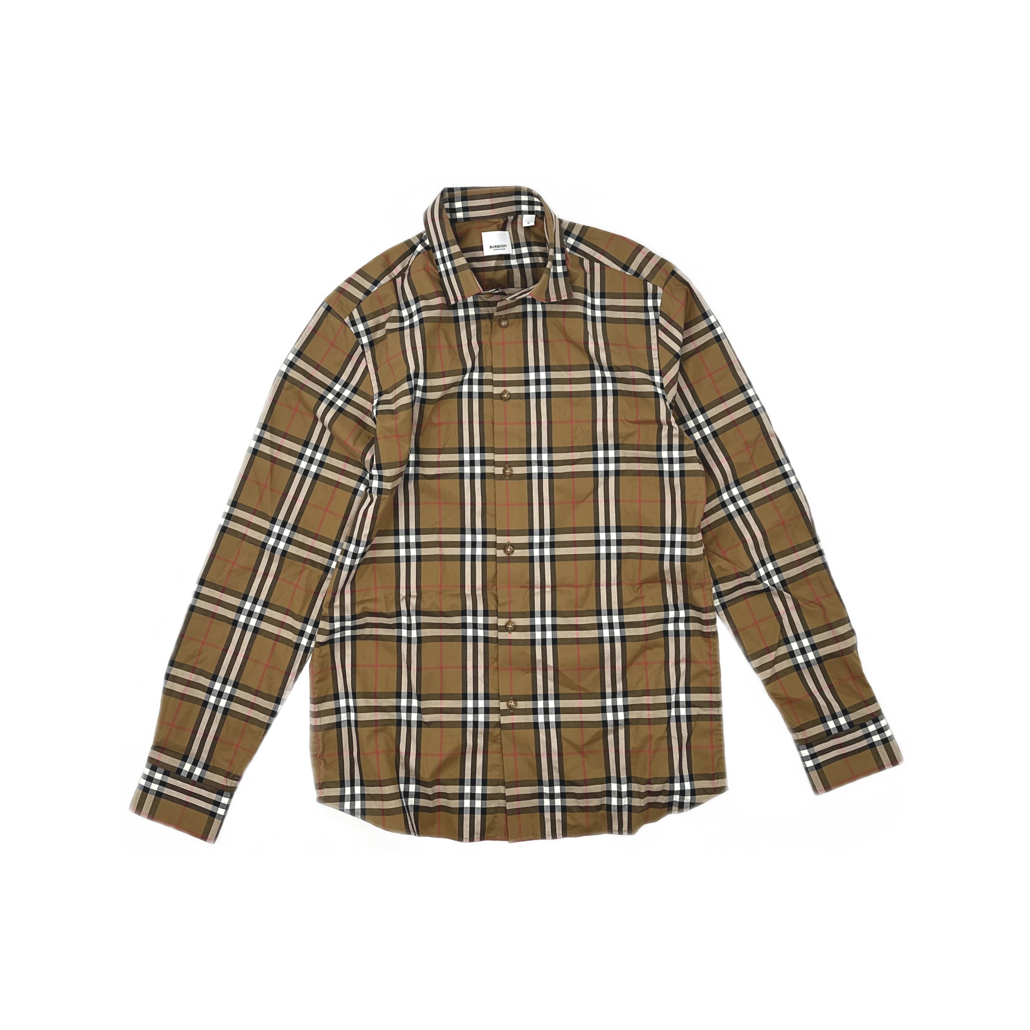 Burberry Burberry Check Long Sleeve Shirt Size M Size US M / EU 48-50 / 2 - 1 Thumbnail