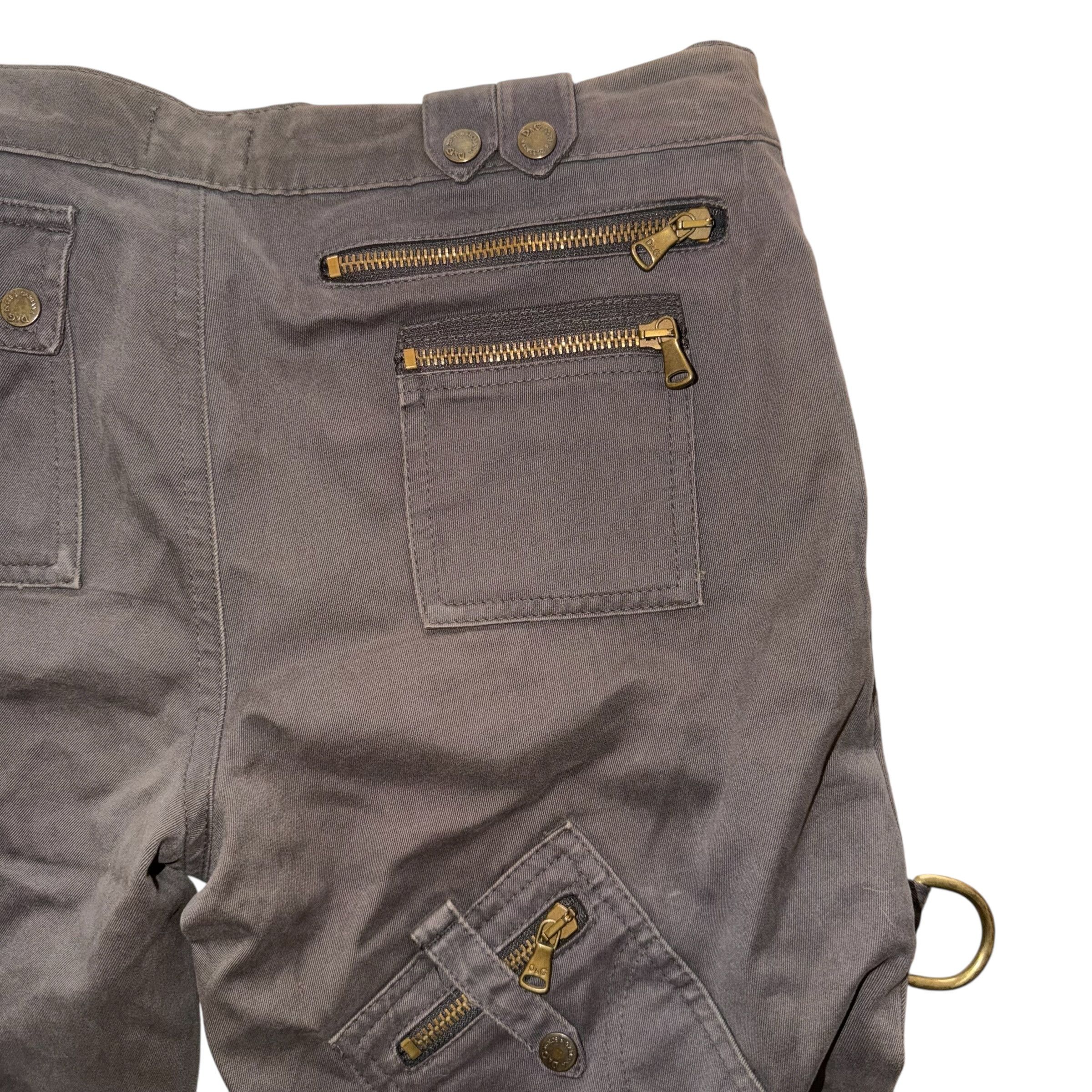 Dolce & Gabbana DOLCE & GABBANA AW2003 CARGO PANTS Size 28" / US 6 / IT 42 - 4 Thumbnail
