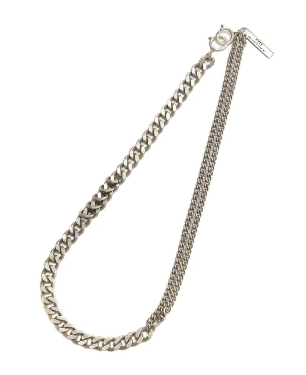 アクセサリー 6-WAY CURVEDCHAINBRACELETNECKLACE silver Yohji Yamamoto Yohji Yamamoto 6-Way Curved Necklace Bracelet | Grailed