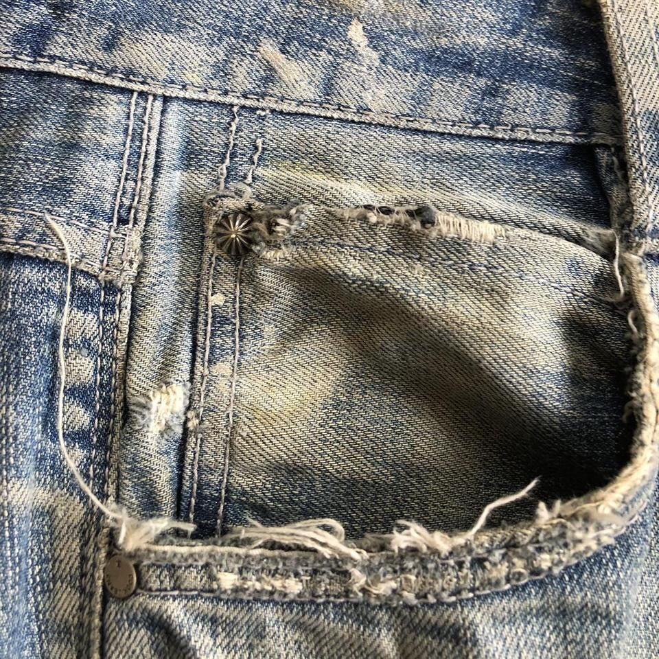 Japanese Brand Cook Jeans damage detail denim Size US 30 / EU 46 - 7 Thumbnail