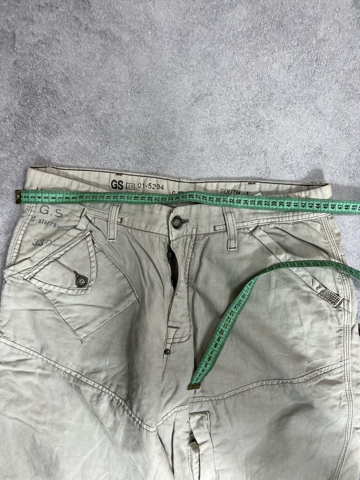 G-Star Vintage Junya Watanabe Travis Scott Style Cargo Jeans 90s Size US 34 / EU 50 - 15 Thumbnail
