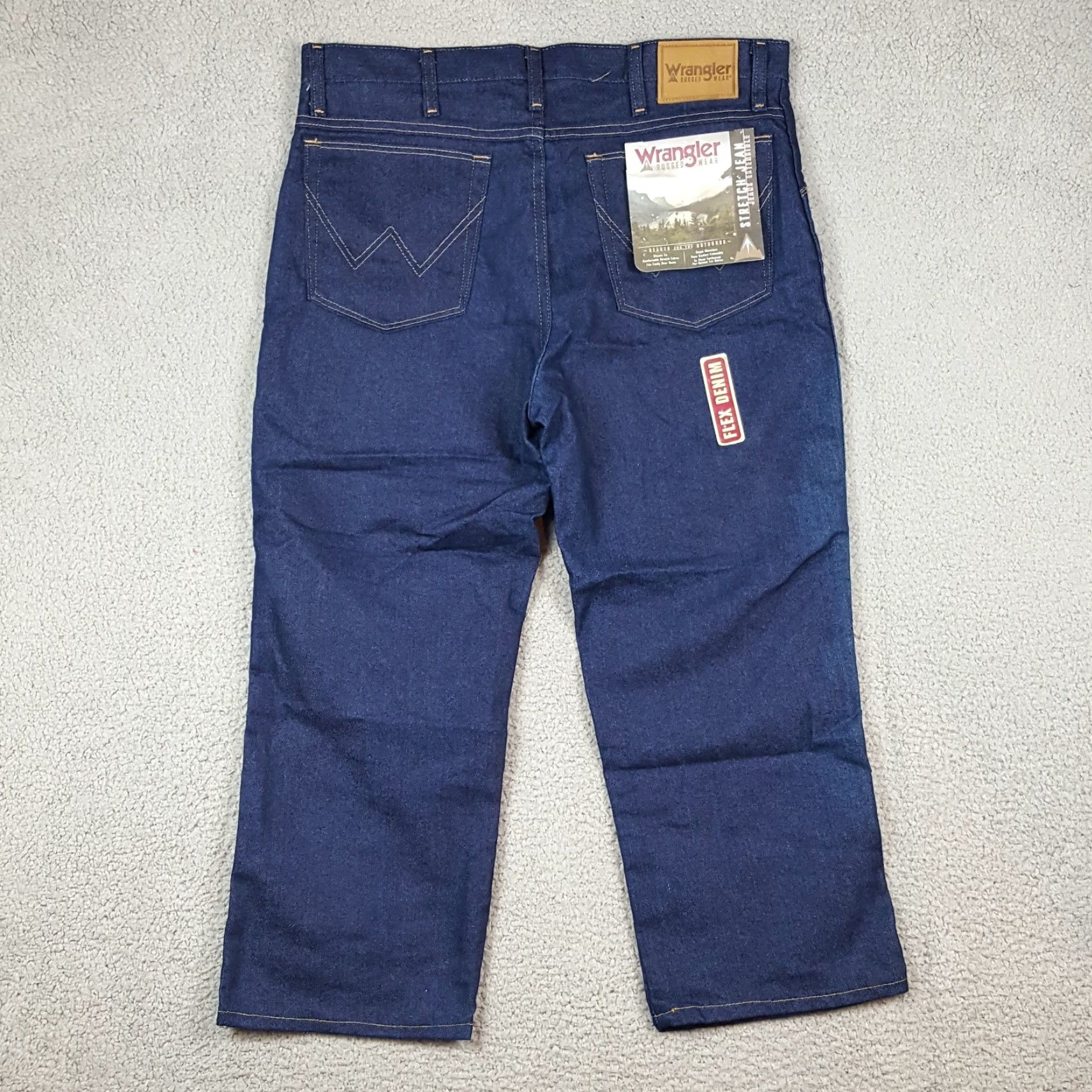 Wrangler Vintage Wrangler Men's 36x30 Relaxed Fit Denim Jeans Western Workwear Y2K Blue Size US 36 / EU 52 - 4 Thumbnail