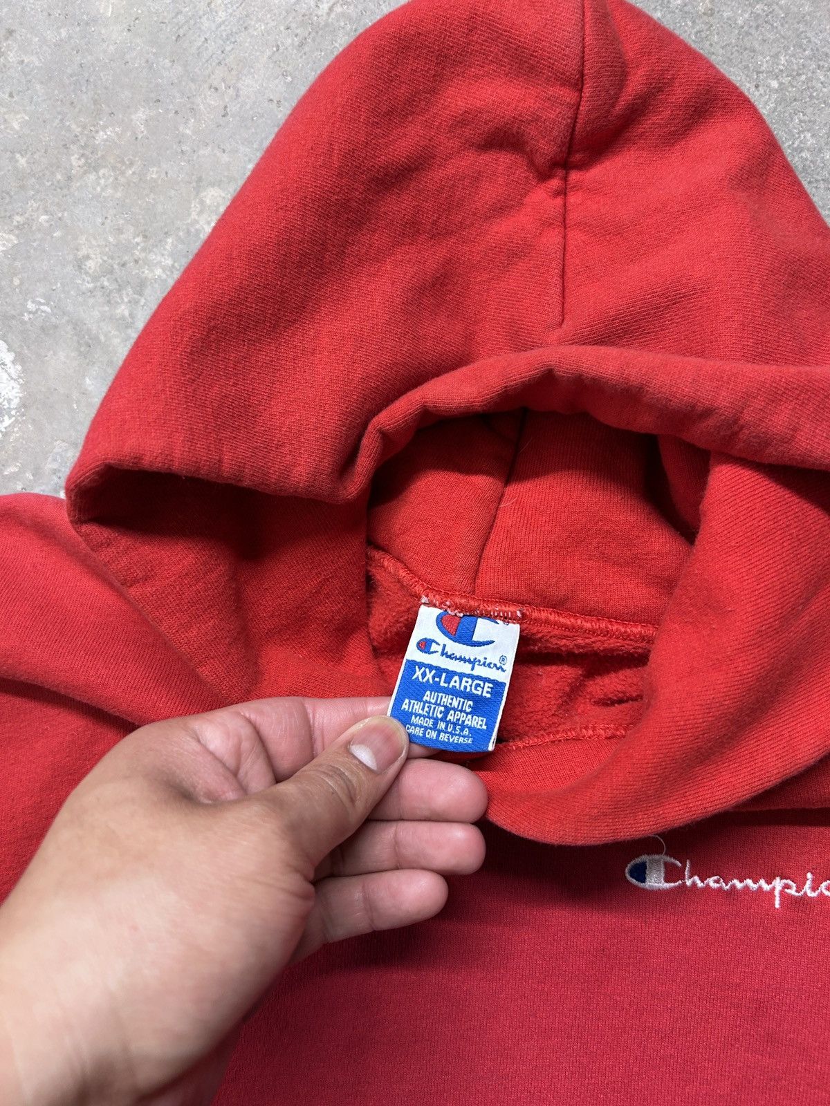 Champion Vintage 90’s Champion Embroidered Pullover Hoodie Size US XXL / EU 58 / 5 - 3 Thumbnail