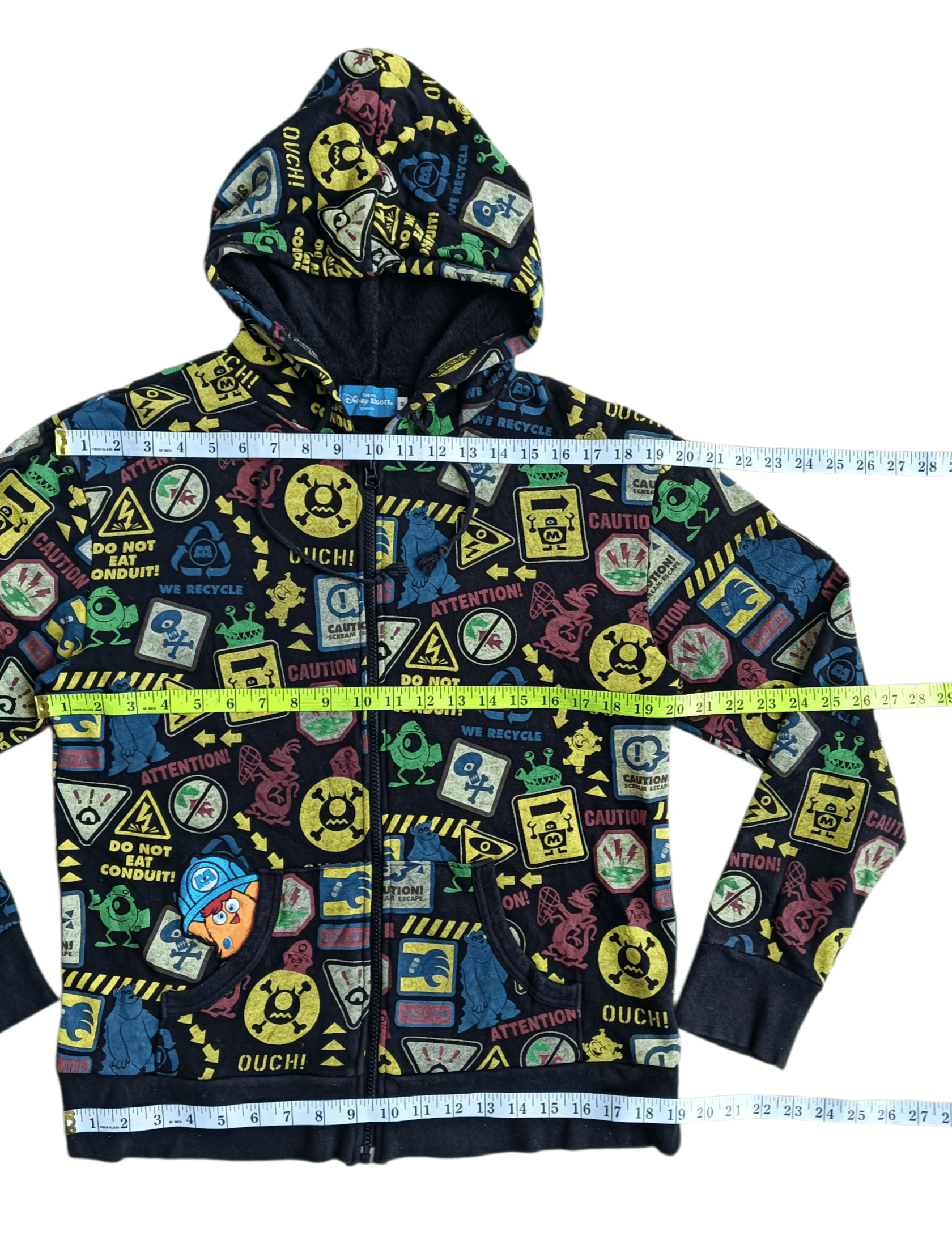 Disney Disney Monster Hoodie Zipper Full Print Size US S / EU 44-46 / 1 - 8 Thumbnail