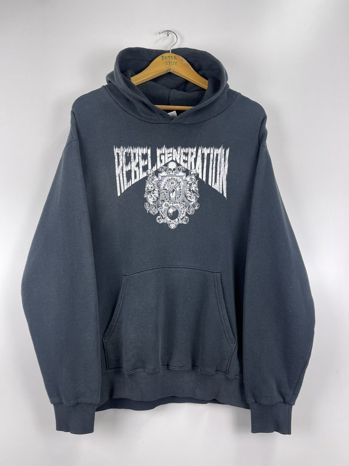 Japanese Brand × Vintage Vintage Rebel Generation Hoddies Size US L / EU 52-54 / 3 - 9 Thumbnail