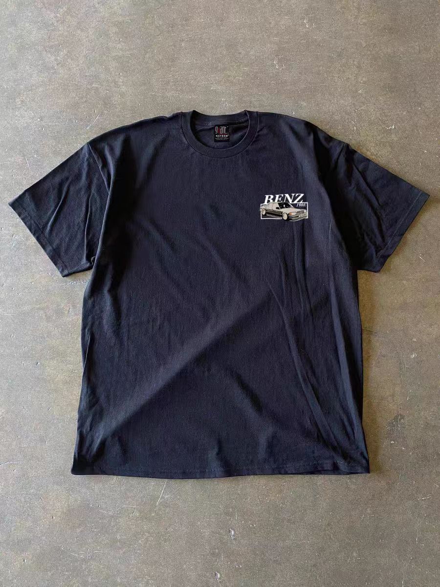 Japanese Brand Street washed retro classic car print t-shirt Size US M / EU 48-50 / 2 - 2 Thumbnail