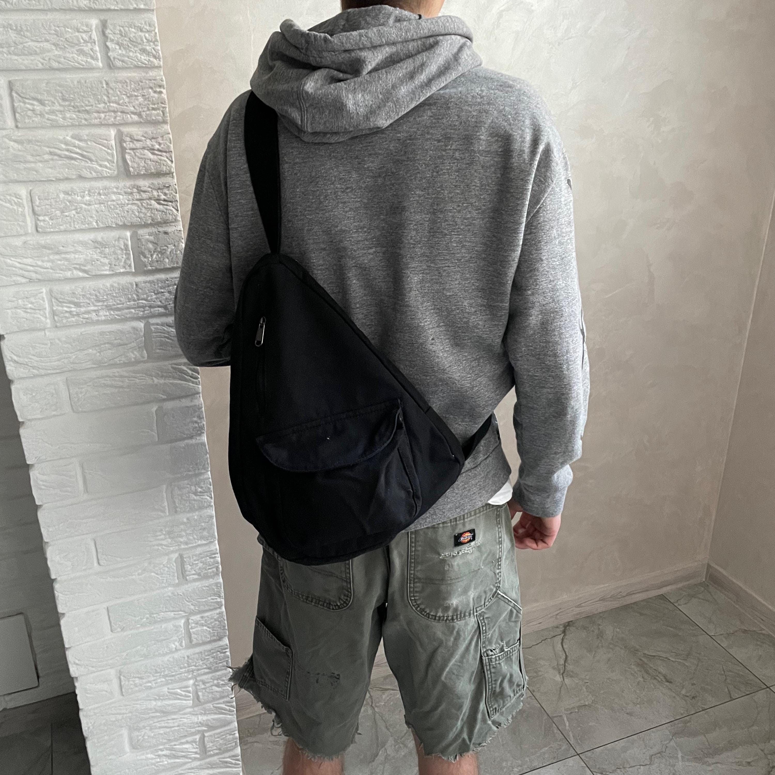 Other Canvas Sling Bag Crossbody Travel Backpack One Strap alt Size ONE SIZE - 2 Thumbnail