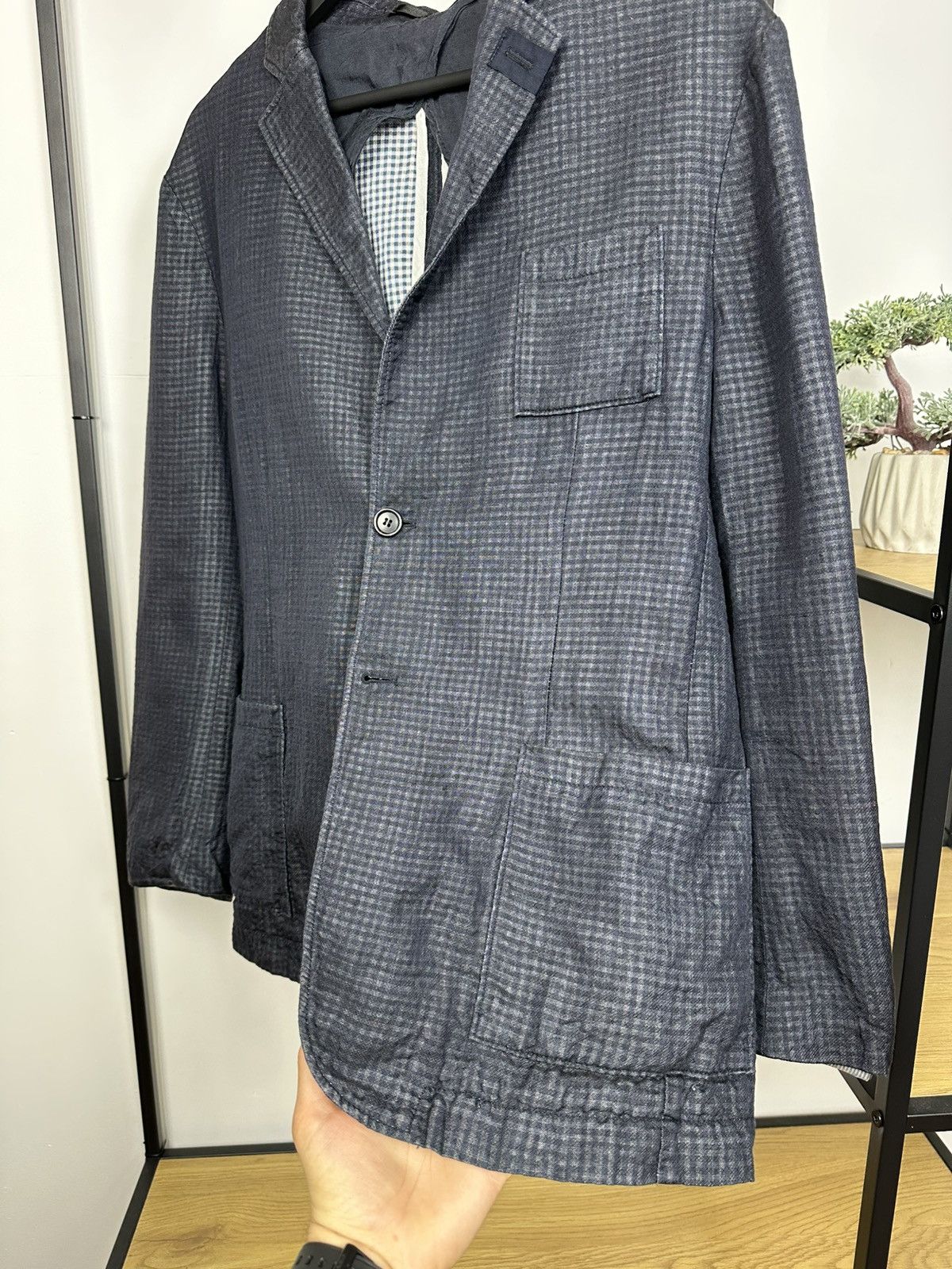 Grifoni Mauro Grifoni Blazer Cotton Men’s 52 Size Made in Italy Size 52R - 4 Thumbnail