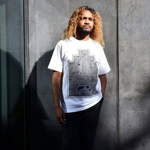 Cav Empt AUTUMN WiNTER 2019 C.E WORLD MAP ZiGGURAT TEE Y2K LABYRiNTH Size US XXL / EU 58 / 5 - 3 Thumbnail