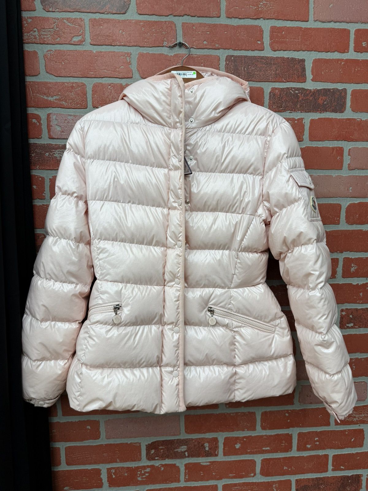 Moncler Moncler Barante shiny light pink puffer jacket Size M / US 6-8 / IT 42-44 - 6 Thumbnail