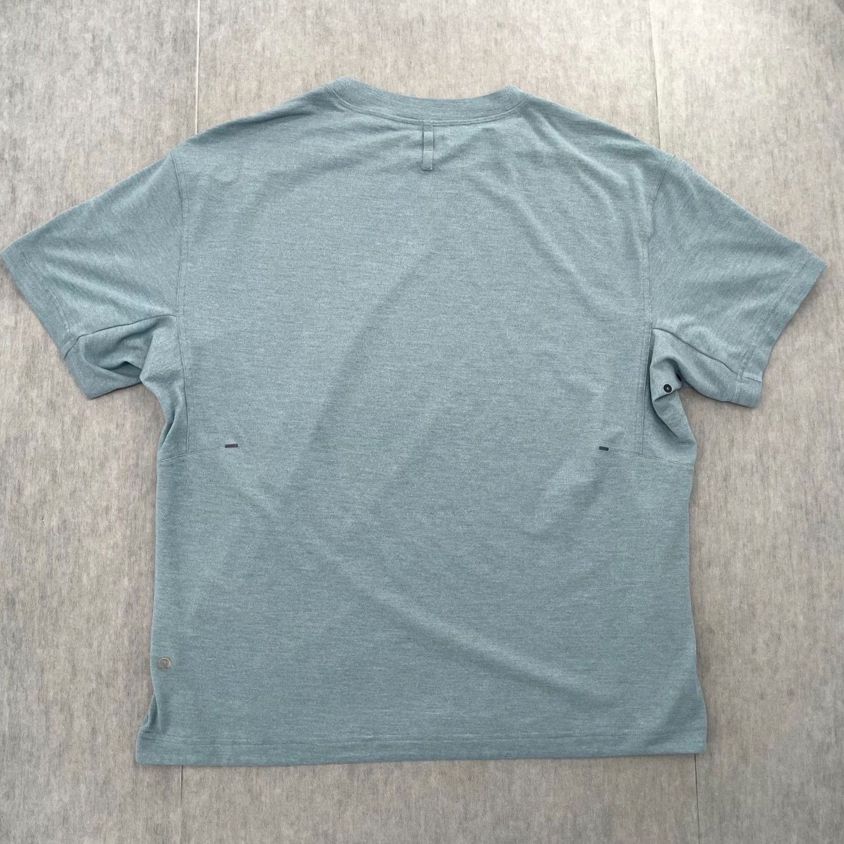Lululemon Lululemon Drysense Shirt Adult 2XL Blue Short Sleeve Crew Neck Gym Mens Size US XXL / EU 58 / 5 - 2 Thumbnail