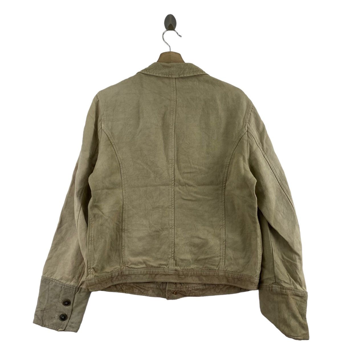 Other TERRIT Multi Pockets Button Up Leather Jacket Size US M / EU 48-50 / 2 - 4 Thumbnail