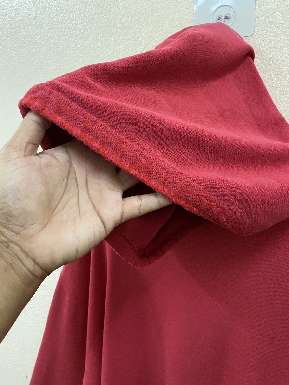 Nike Vintage Nike Hoodie Centre Pocket - Red Size US XXL / EU 58 / 5 - 8 Thumbnail