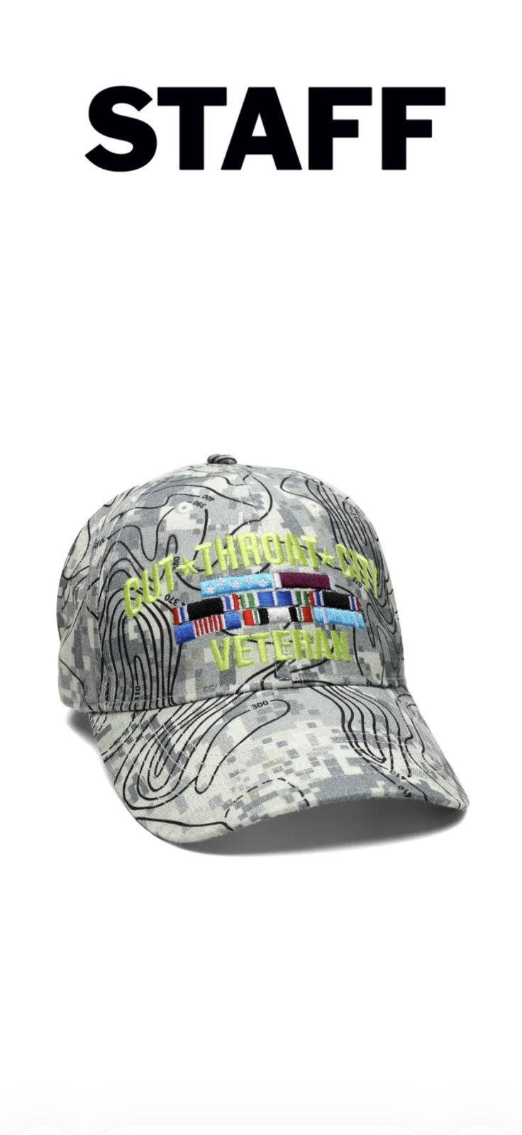 STAFF WORKFORCE Veteran tac cap (topography) Size ONE SIZE - 1 Preview