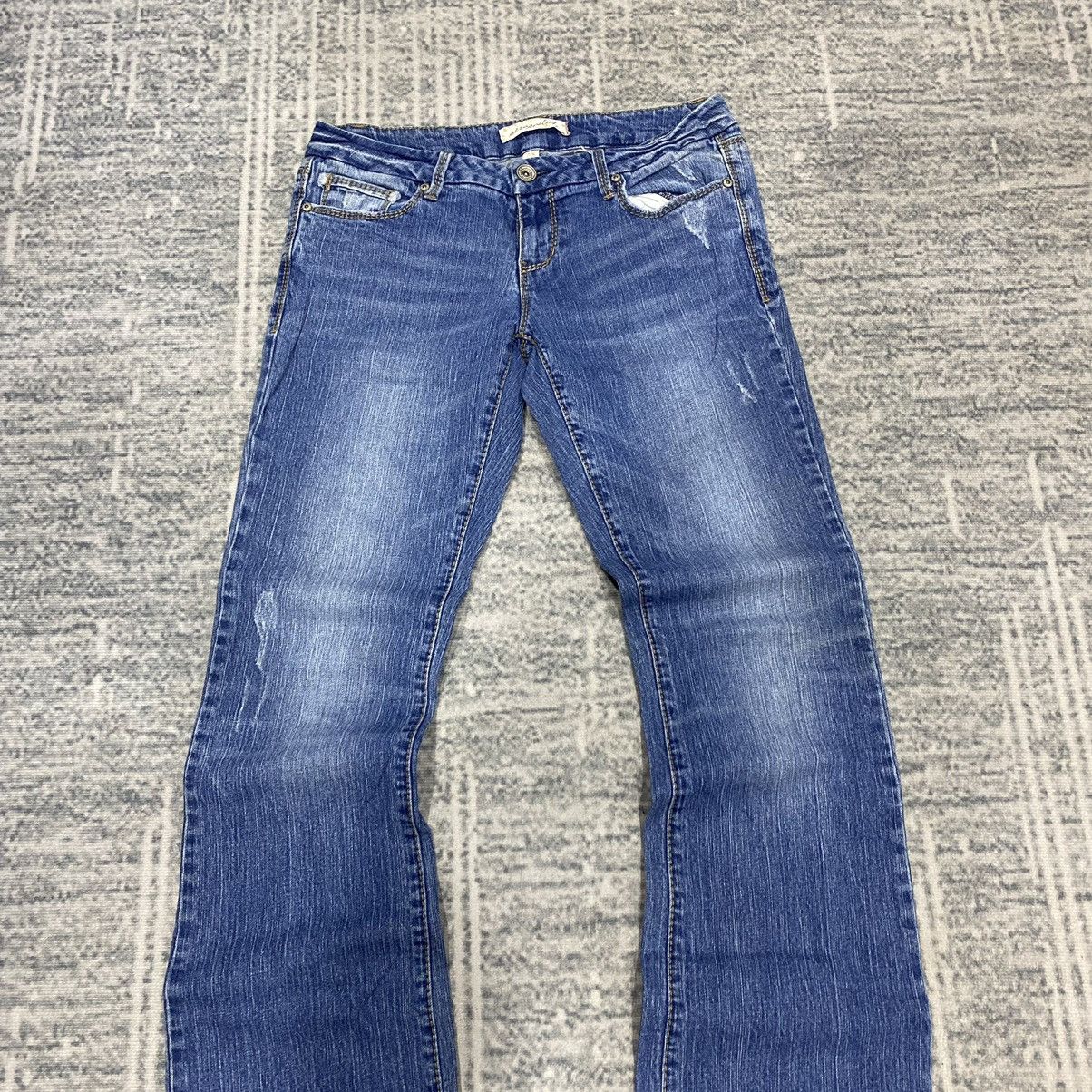 Hysteric Glamour × Japanese Brand × Vintage Sickk☠️ Flare Jeans Aerospotale Washed 90s Cowboy Size US 32 / EU 48 - 4 Thumbnail