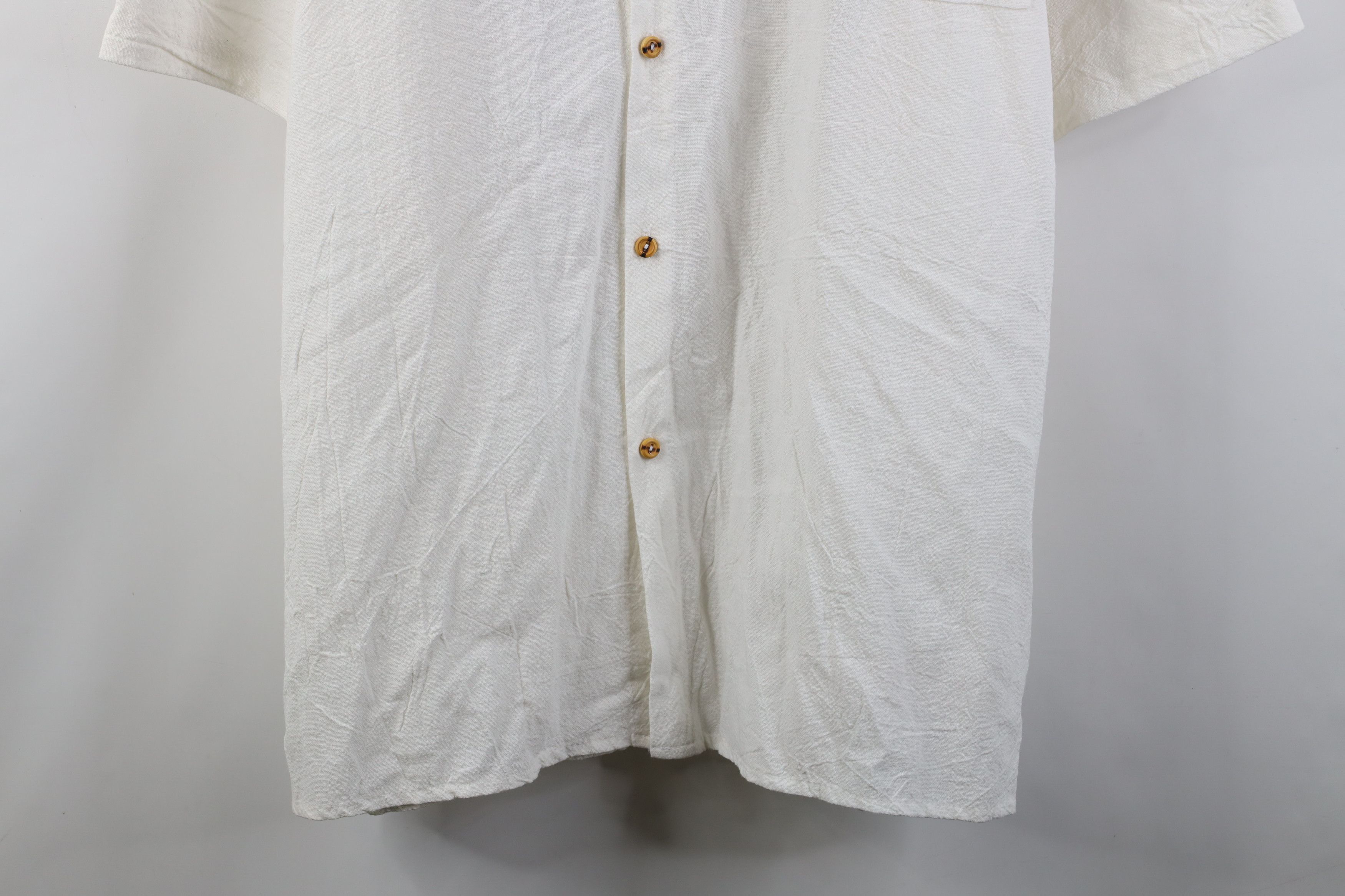 Vintage Vintage 90s Streetwear Key West Beach Button Shirt White USA Size US XXL / EU 58 / 5 - 3 Thumbnail