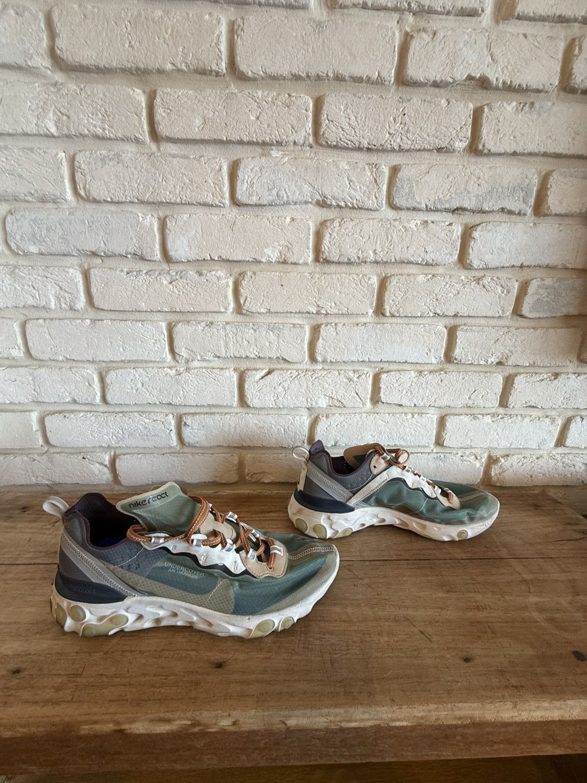 Undercover Undercover by Jun Takahashi Leather Jack Purcell