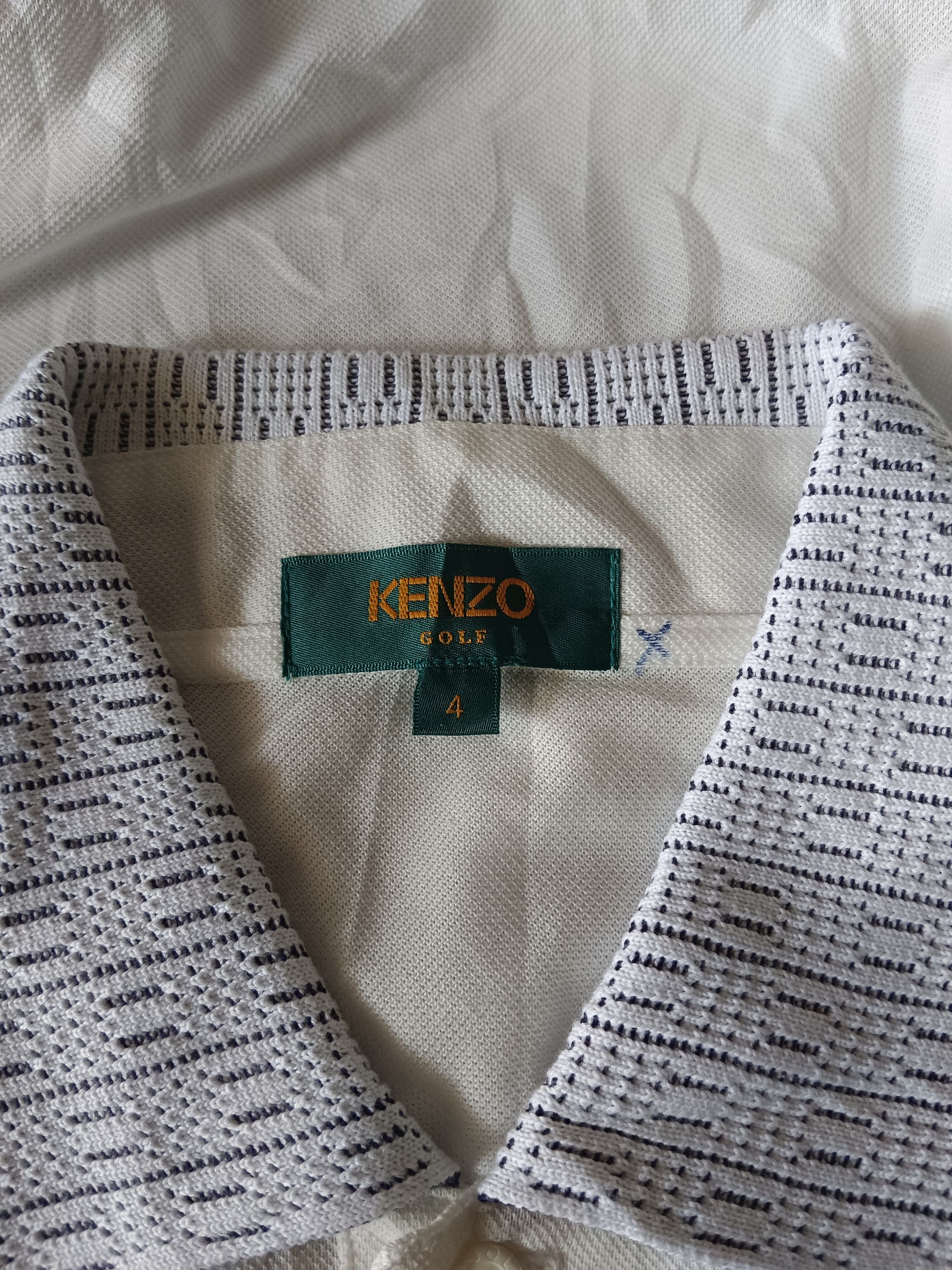 Kenzo × Vintage Vintage KENZO Golf Polos Shirt Size 4 Made in Japan Size US L / EU 52-54 / 3 - 4 Thumbnail