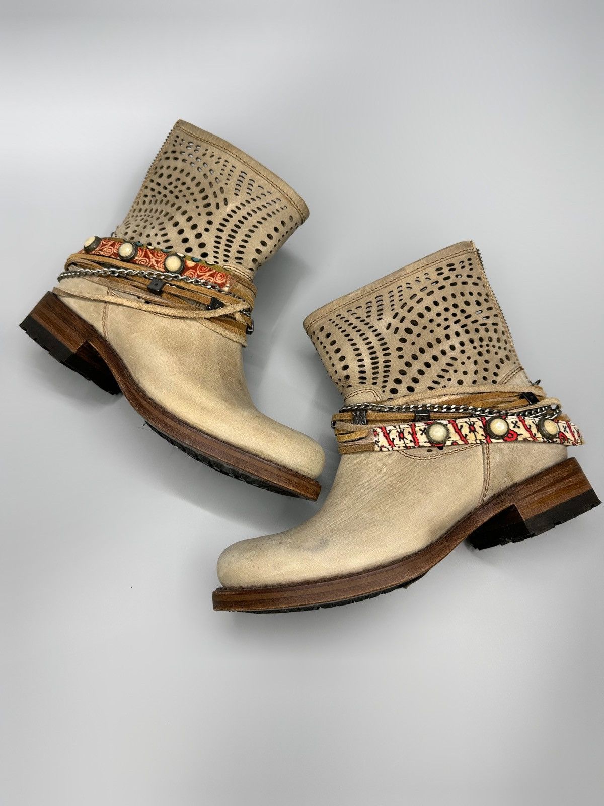 Sendra Rare Sendra Leather Boots Size US 6 / IT 36 - 6 Thumbnail