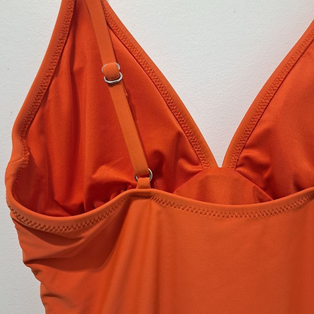 Other CUPSHE Shirring Design V Neck One Piece Swimsuit Low Back Ba Size S / US 4 / IT 40 - 10 Thumbnail