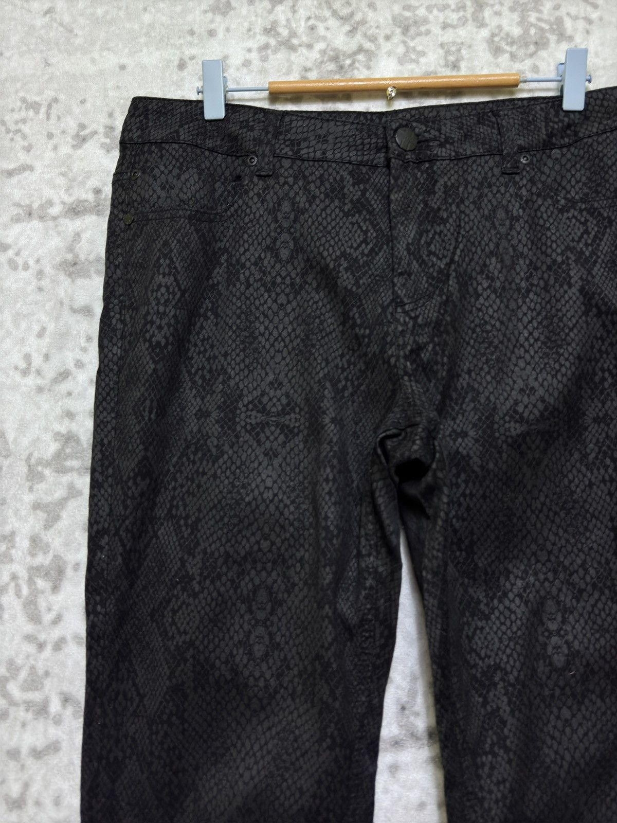 Hysteric Glamour Y2K Liverpool Jeans Company Snakeskin Inspired “Let It Be” Size US 33 - 4 Thumbnail