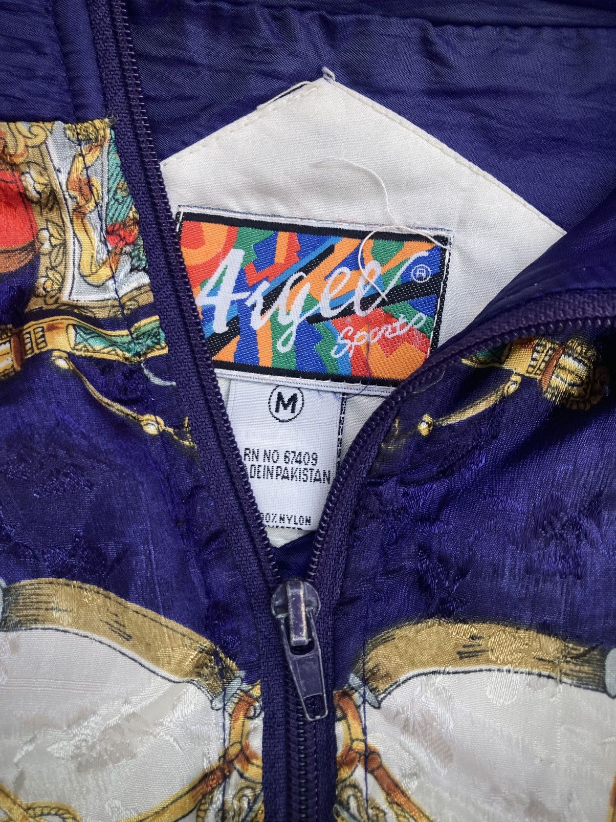 Other Vintage 80s Argee Baroque Style Windbreaker Size M / US 6-8 / IT 42-44 - 8 Thumbnail
