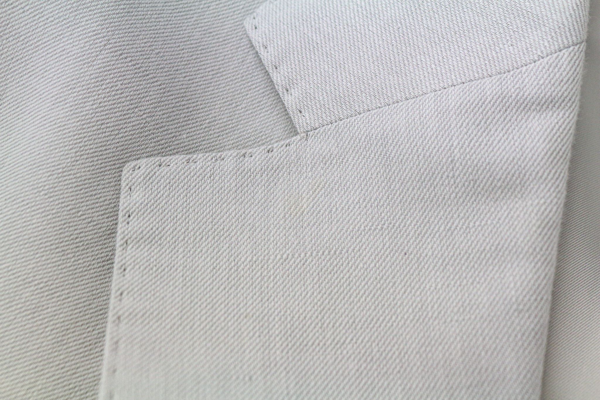 Suitsupply HAVANA PATCH UK38R Grey Linen Cotton Suit 75298 Size 38R - 16 Thumbnail