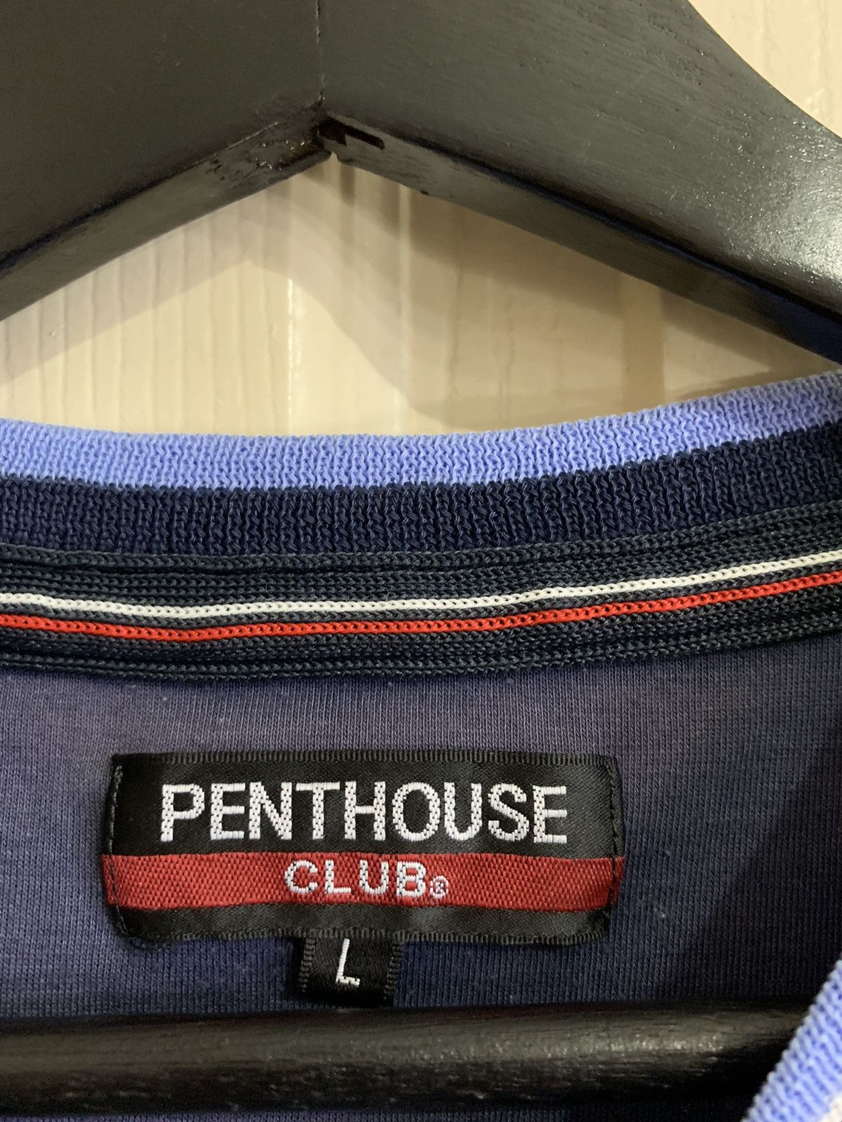 Vintage 90s Penthouse Stripe Skate Shirt