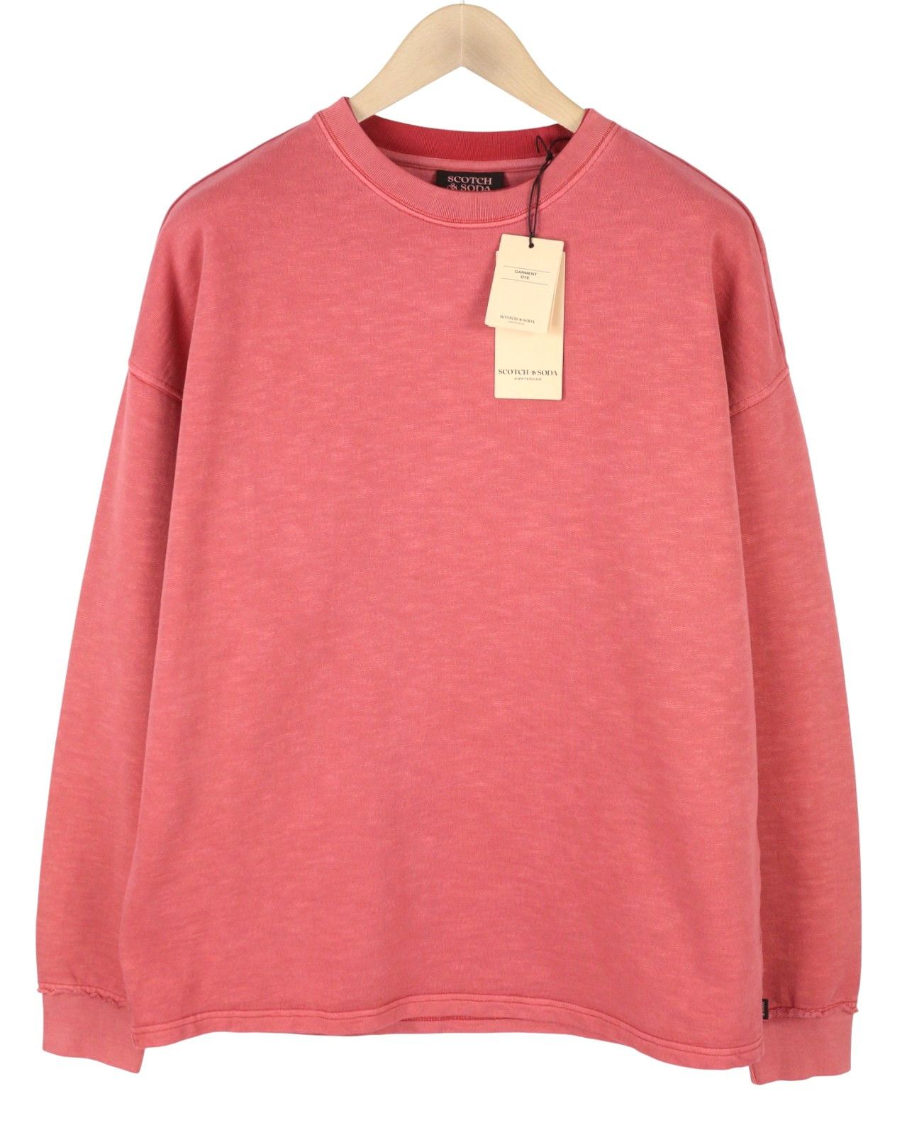 Scotch & Soda L Dusty Red Crew Neck Sweatshirt 88545 Size US L / EU 52-54 / 3 - 1 Thumbnail