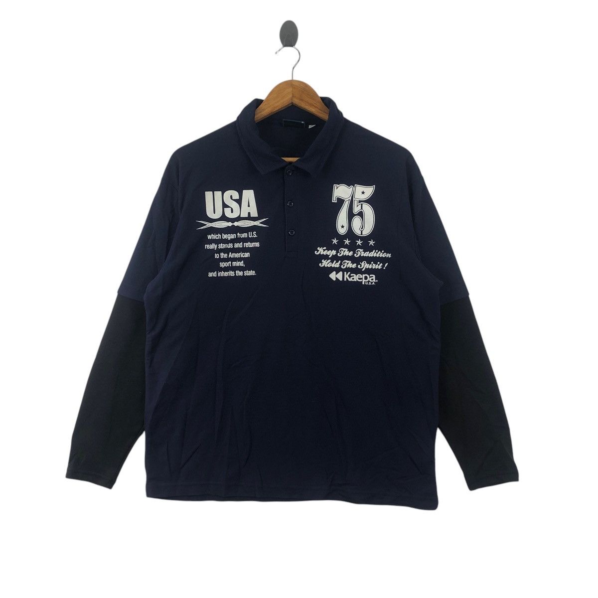 Vintage Vintage KAEPA USA SPORT Keep The Tradition Polo Tee Shirt Size US XL / EU 56 / 4 - 1 Thumbnail