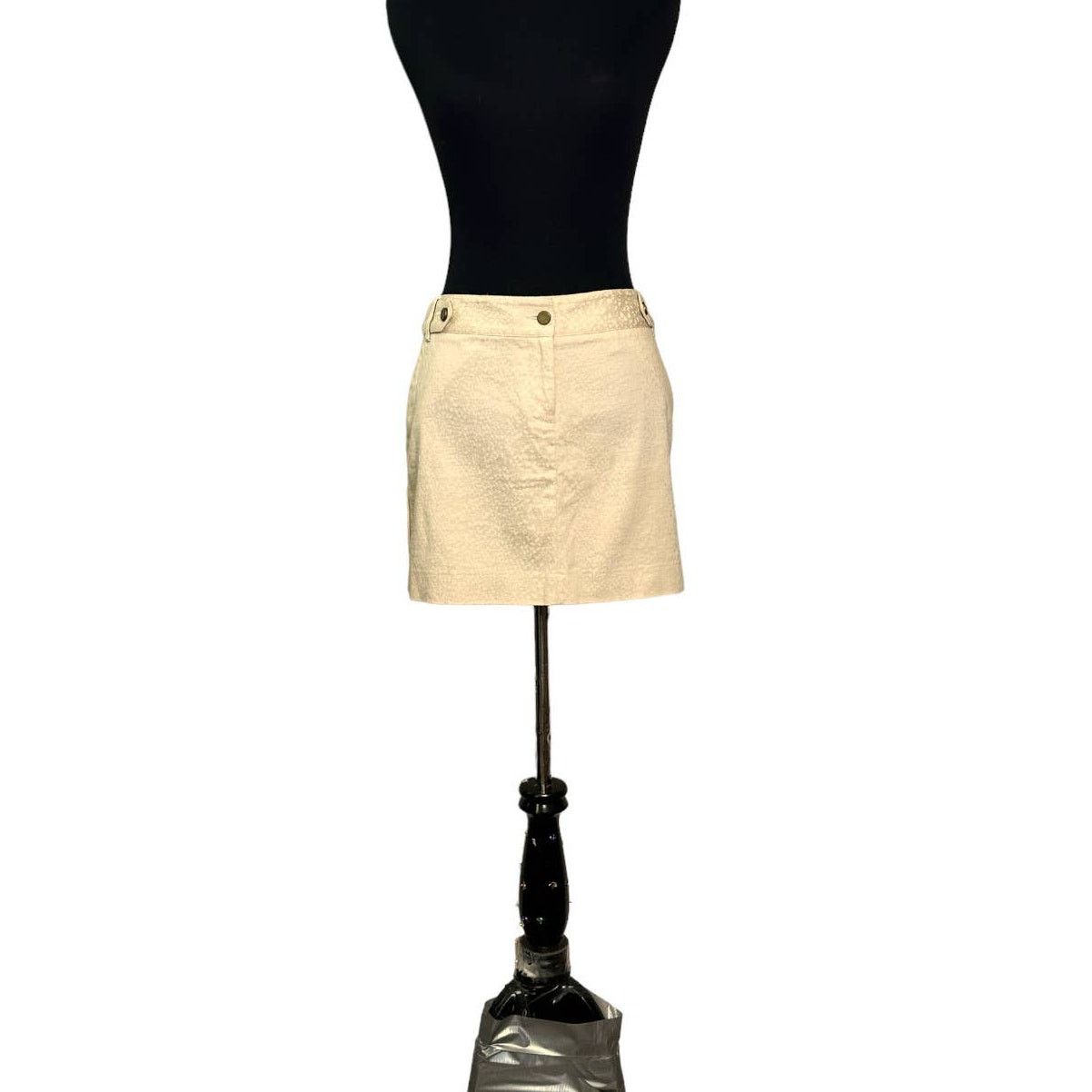 Express Express Design Studio beige printed mini skirt size 6 Size 28" / US 6 / IT 42 - 6 Thumbnail