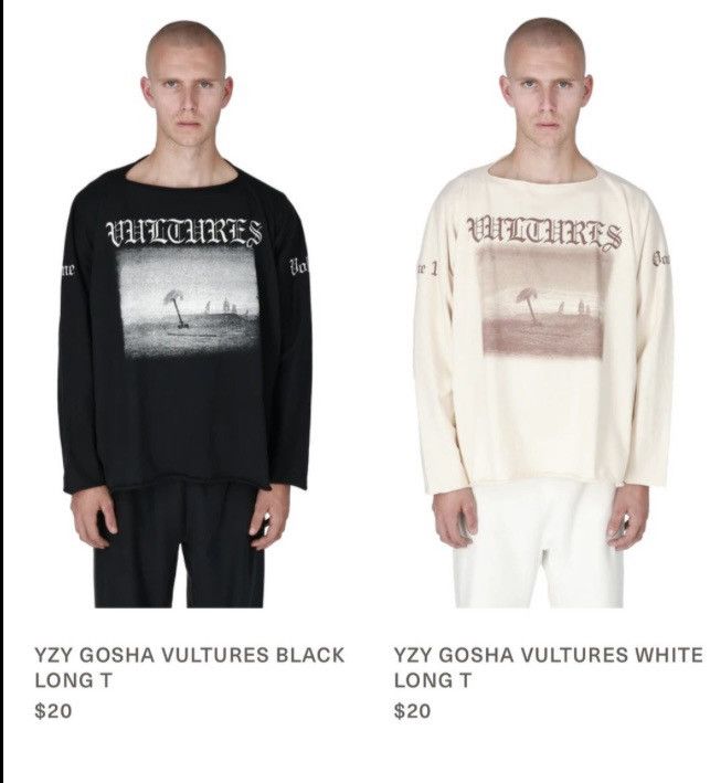 Los Angeles Apparel Vultures Long Sleeve T Shirt Blank