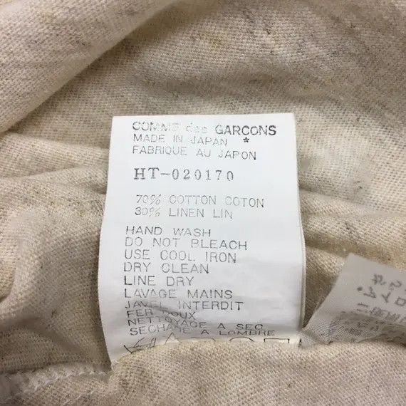 Comme des Garcons Vtg 90 COMME des GARCONS HOMME Junya Watanabe Era Tee Shirt Size US S / EU 44-46 / 1 - 9 Thumbnail