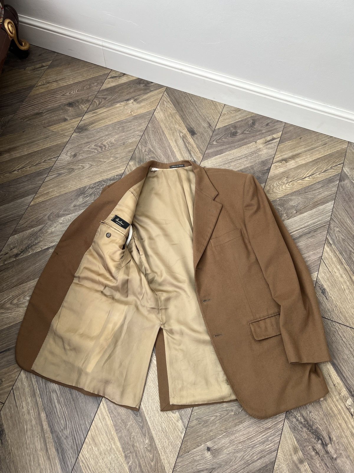 Corneliani × Designer × Vintage Vintage Corneliani Wool Cashmere Blazer Size 52R - 8 Thumbnail