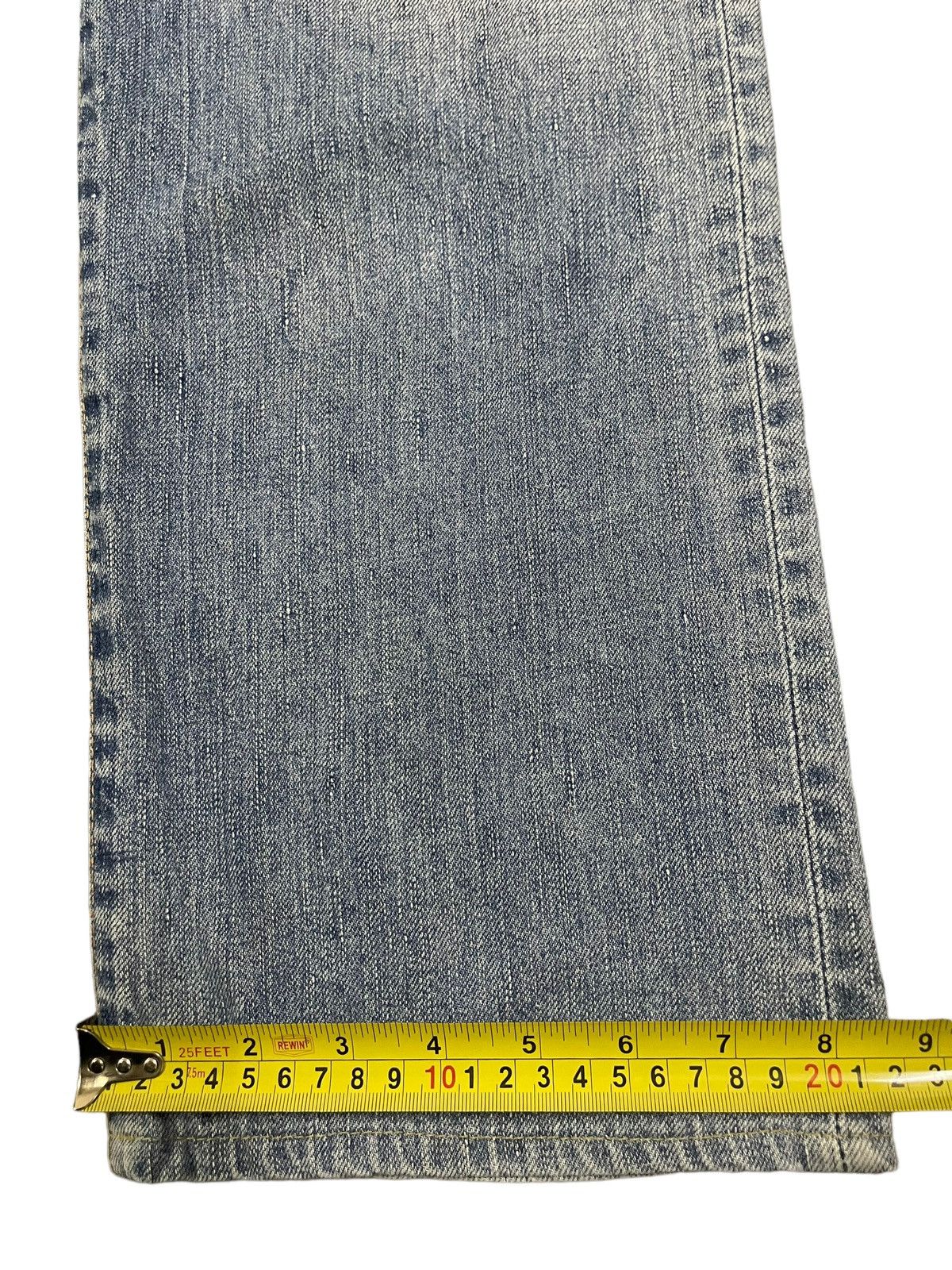 Edwin Vintage Japan Edwin 503 Blue Wash Distress Baggy Jeans Size US 34 / EU 50 - 15 Thumbnail