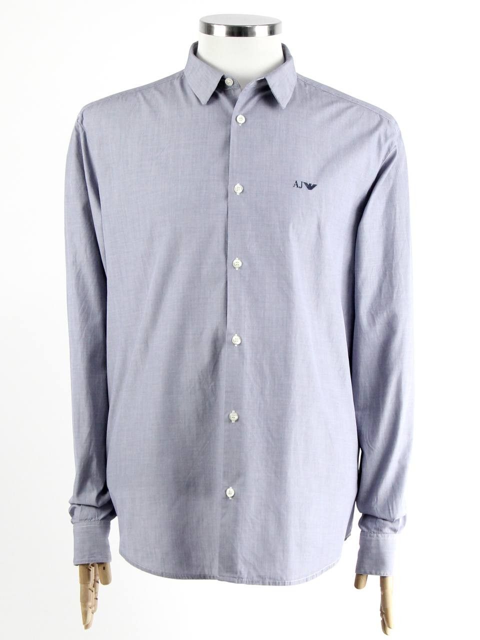 Armani ARMANI JEANS Cotton shirt with logo Size US XXL / EU 58 / 5 - 1 Thumbnail