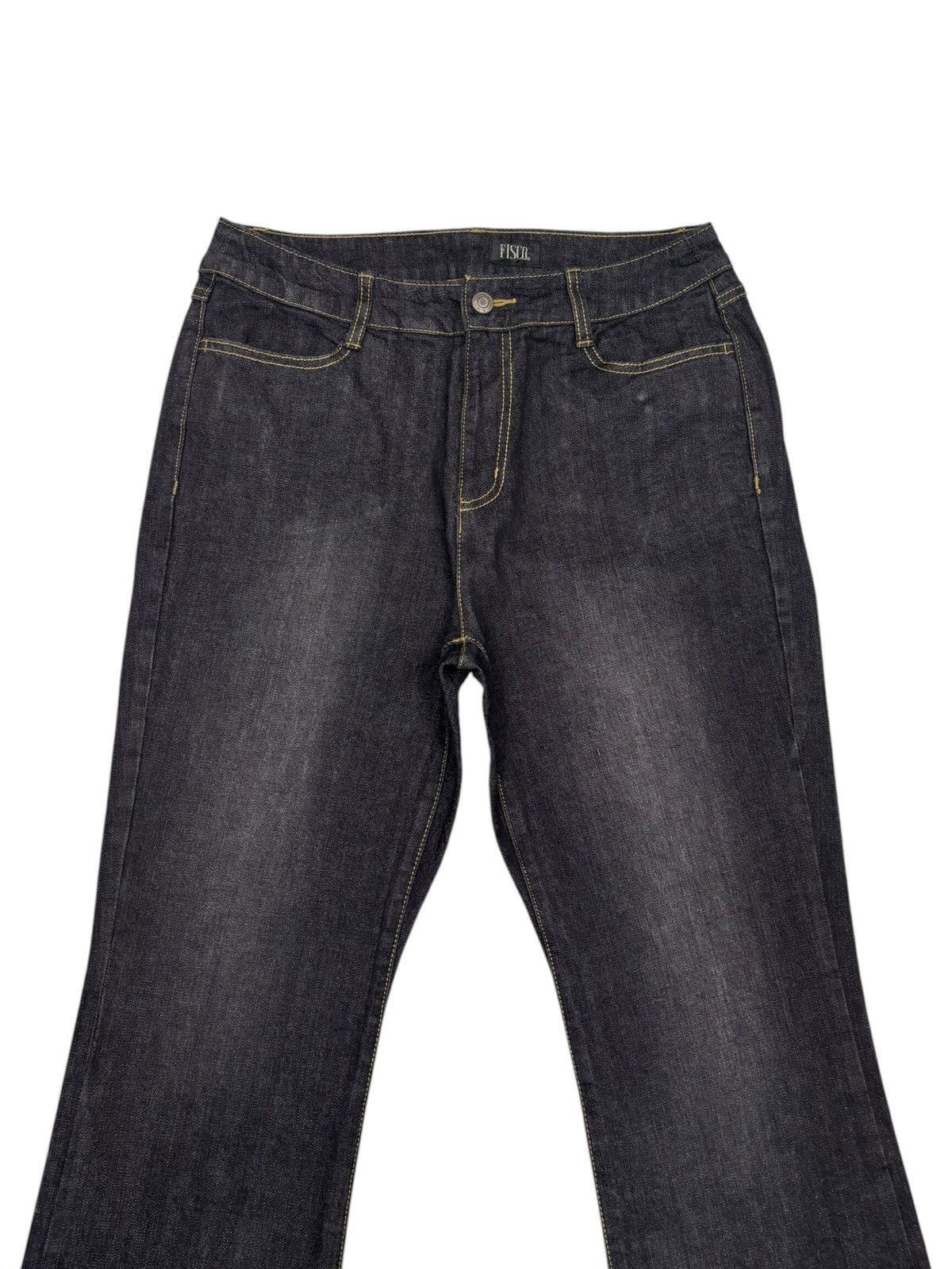 Tornado Mart FLARE JEANS BLACK FISCO BOOTCUT TORNADO MART VIBES JEANS Size US 30 / EU 46 - 5 Thumbnail