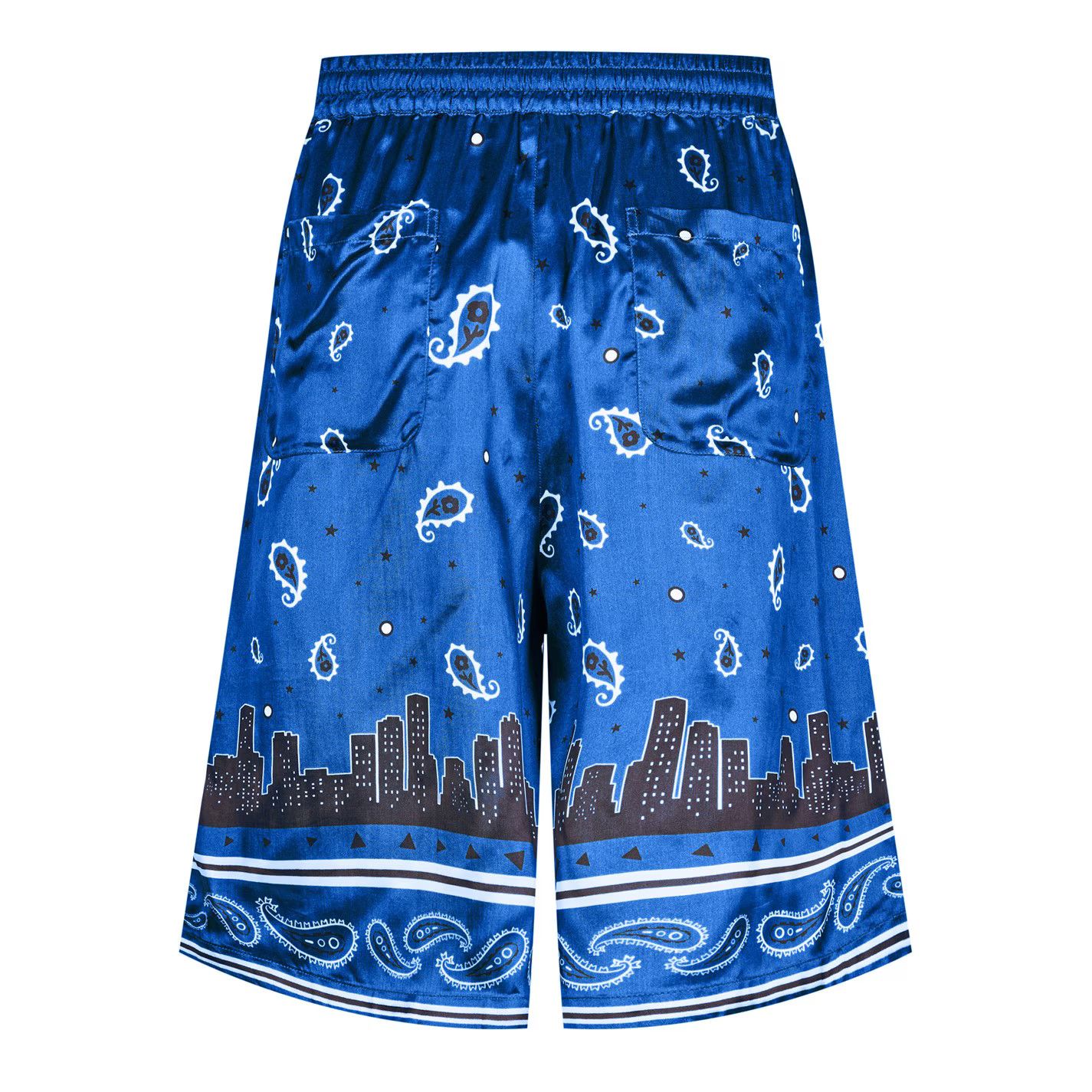 Off-White o1g2r1mq0326 Bandana Relaxed Fit Chino Shorts in Multicolor Size US 30 / EU 46 - 2 Thumbnail
